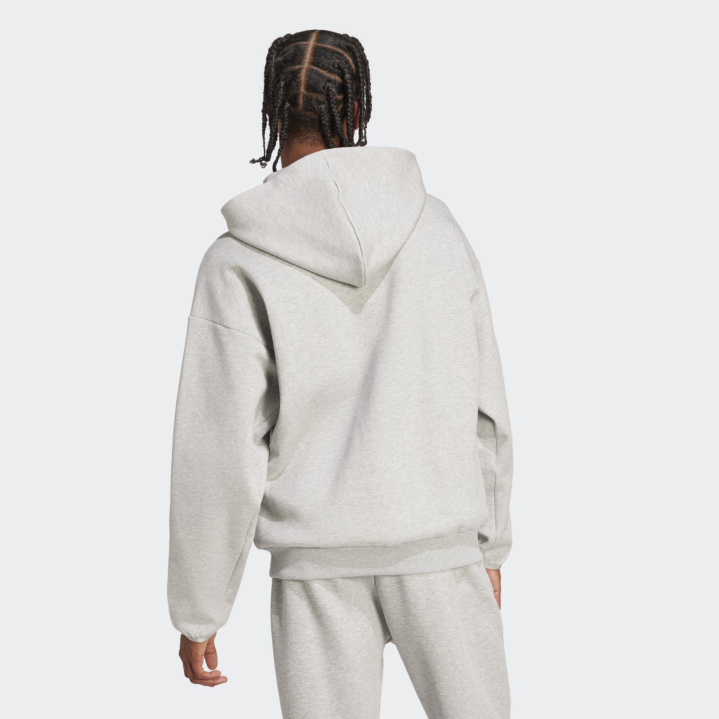Future Icons Small Logo Full-Zip Hoodie, Grey, A701_ONE, large image number 1