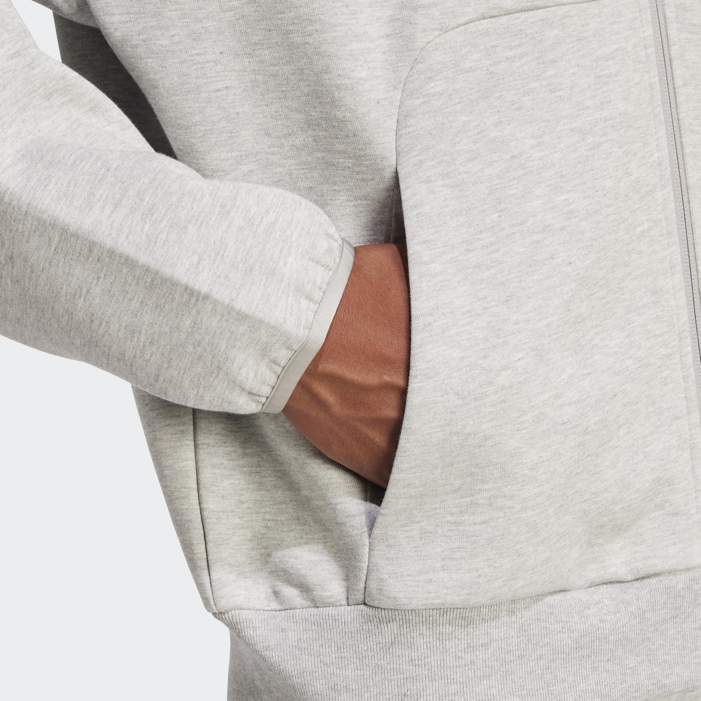 Future Icons Small Logo Full-Zip Hoodie, Grey, A701_ONE, large image number 2