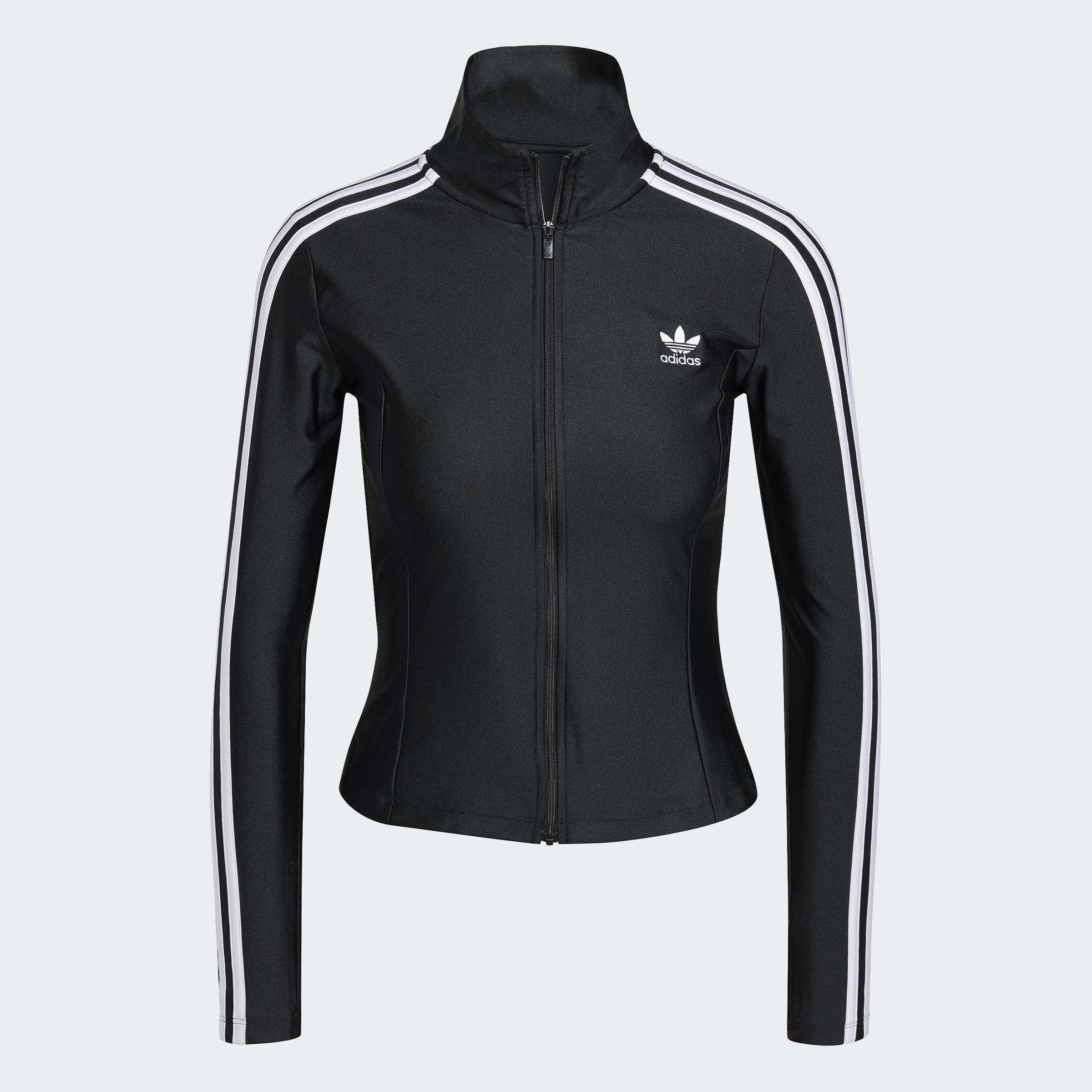 Adicolor 3-Stripes Slim Track Top, Black
