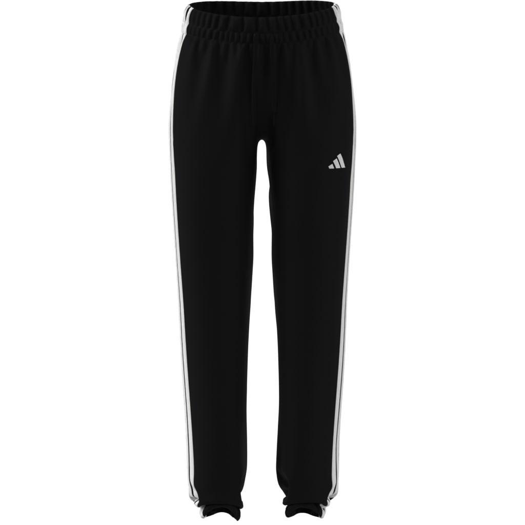 Essentials 3-Stripes French Terry Cuffed Joggers, Black, A701_ONE, large image number 5