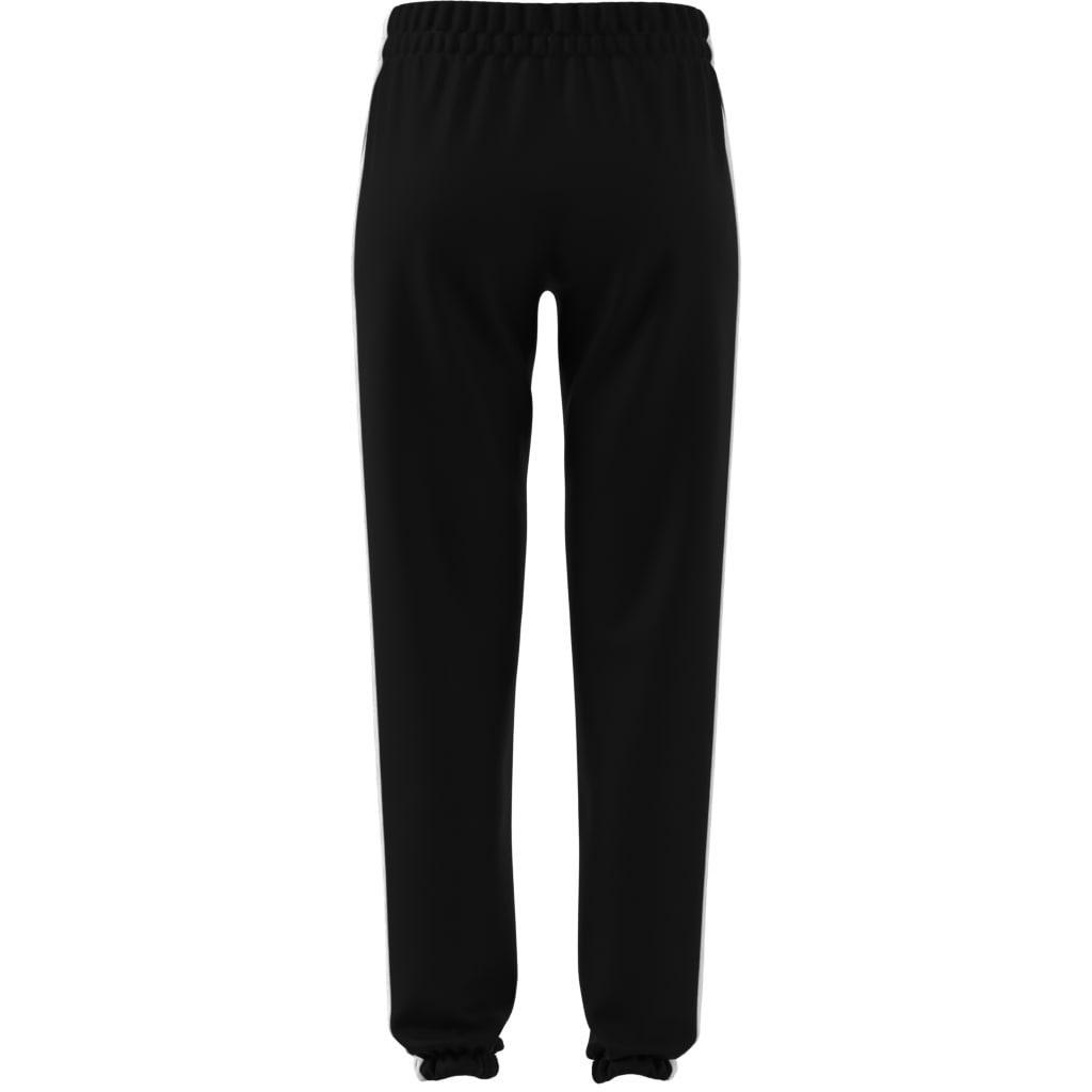 Essentials 3-Stripes French Terry Cuffed Joggers, Black, A701_ONE, large image number 10