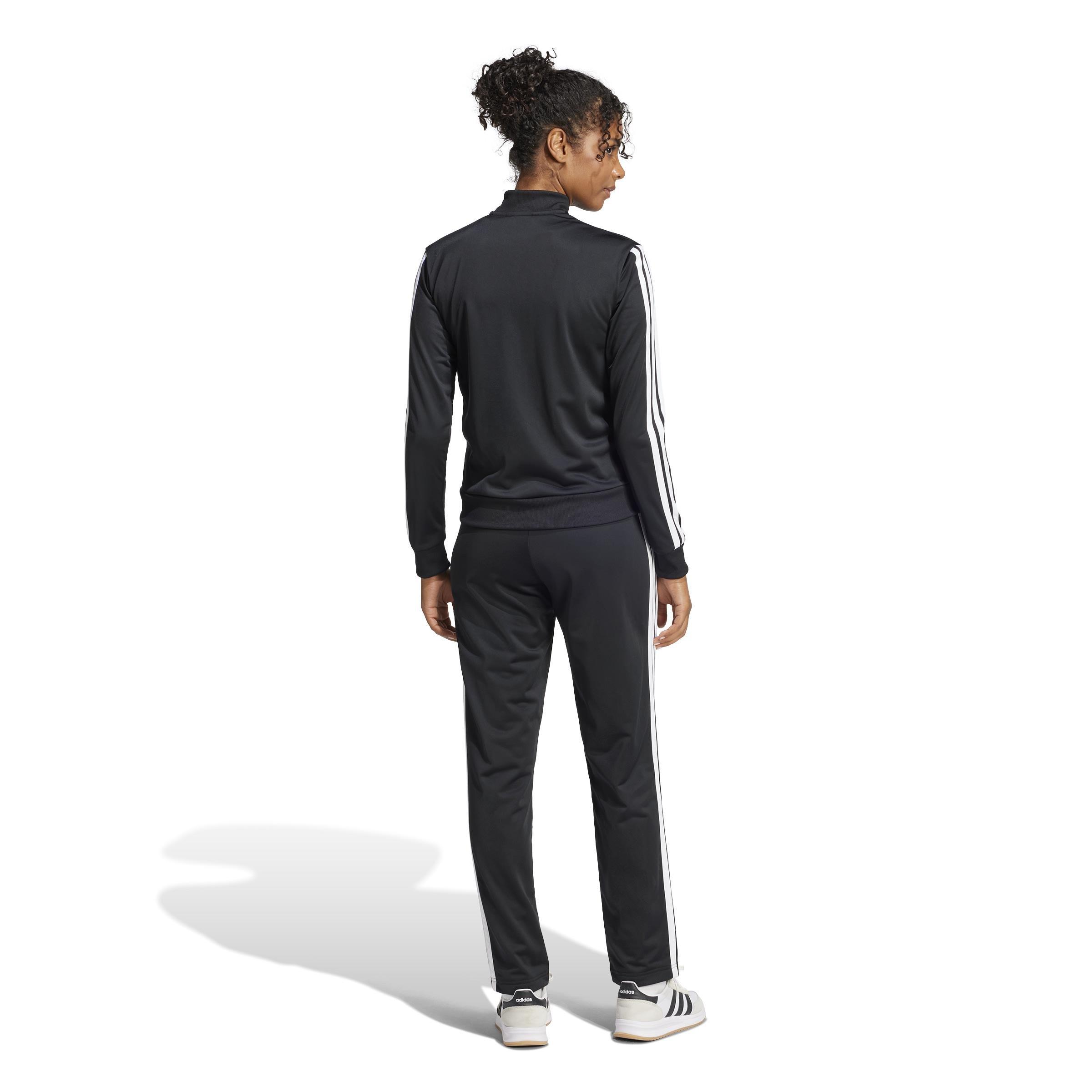 Essentials 3-Stripes Track Suit, Black, , large image number 1