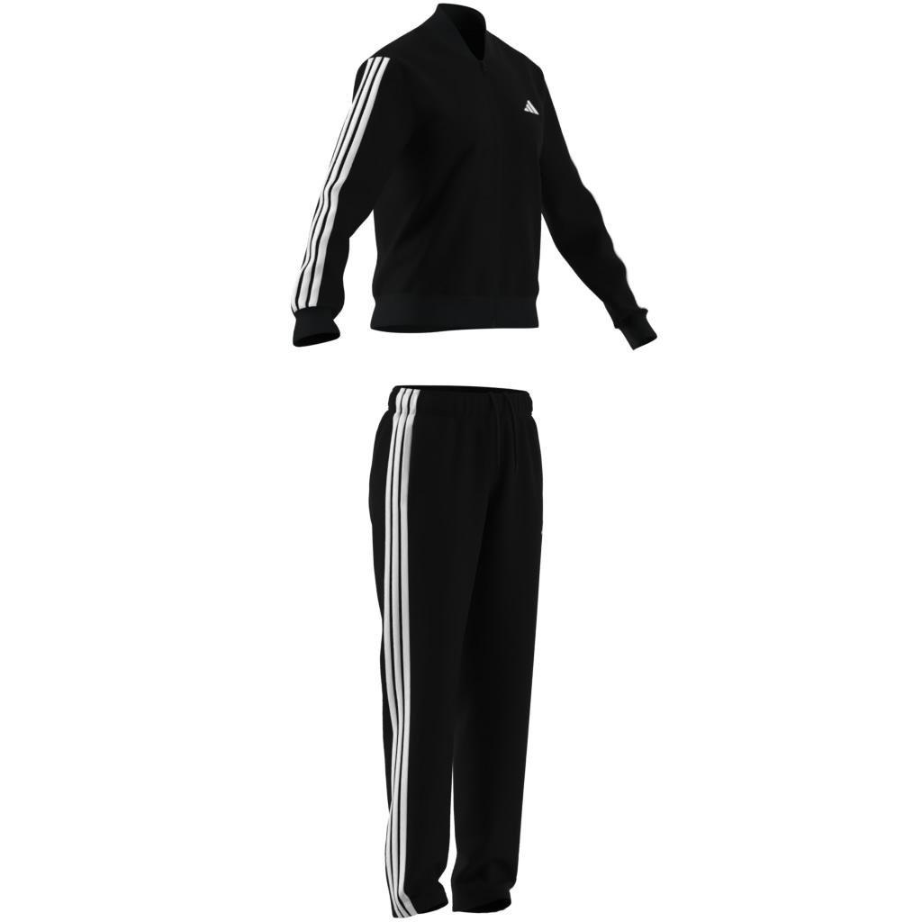 Essentials 3-Stripes Track Suit, Black, , large image number 8