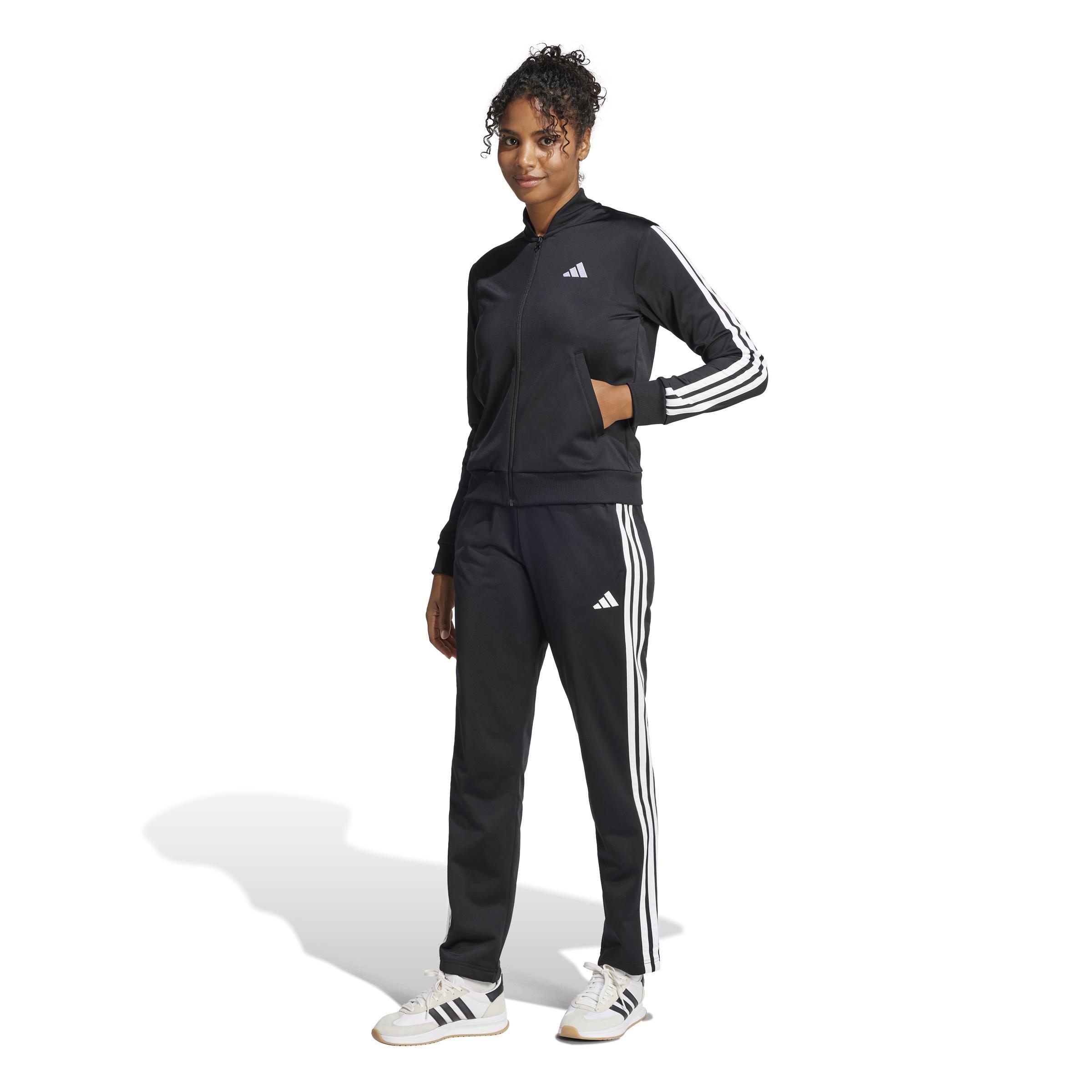 Essentials 3-Stripes Track Suit, Black, , large image number 12