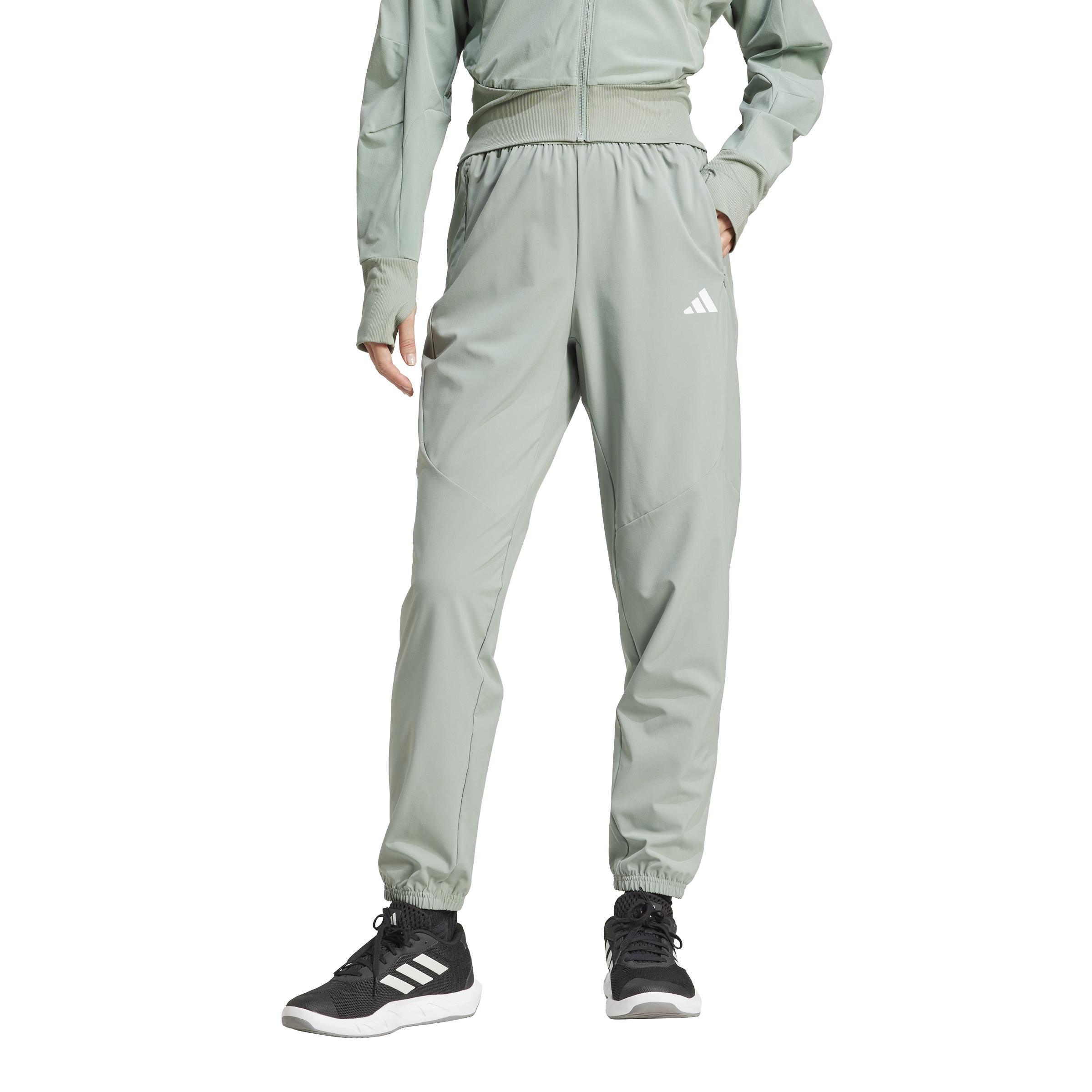 Four-Way Stretch-Woven Training Joggers, Green, A701_ONE, large image number 6