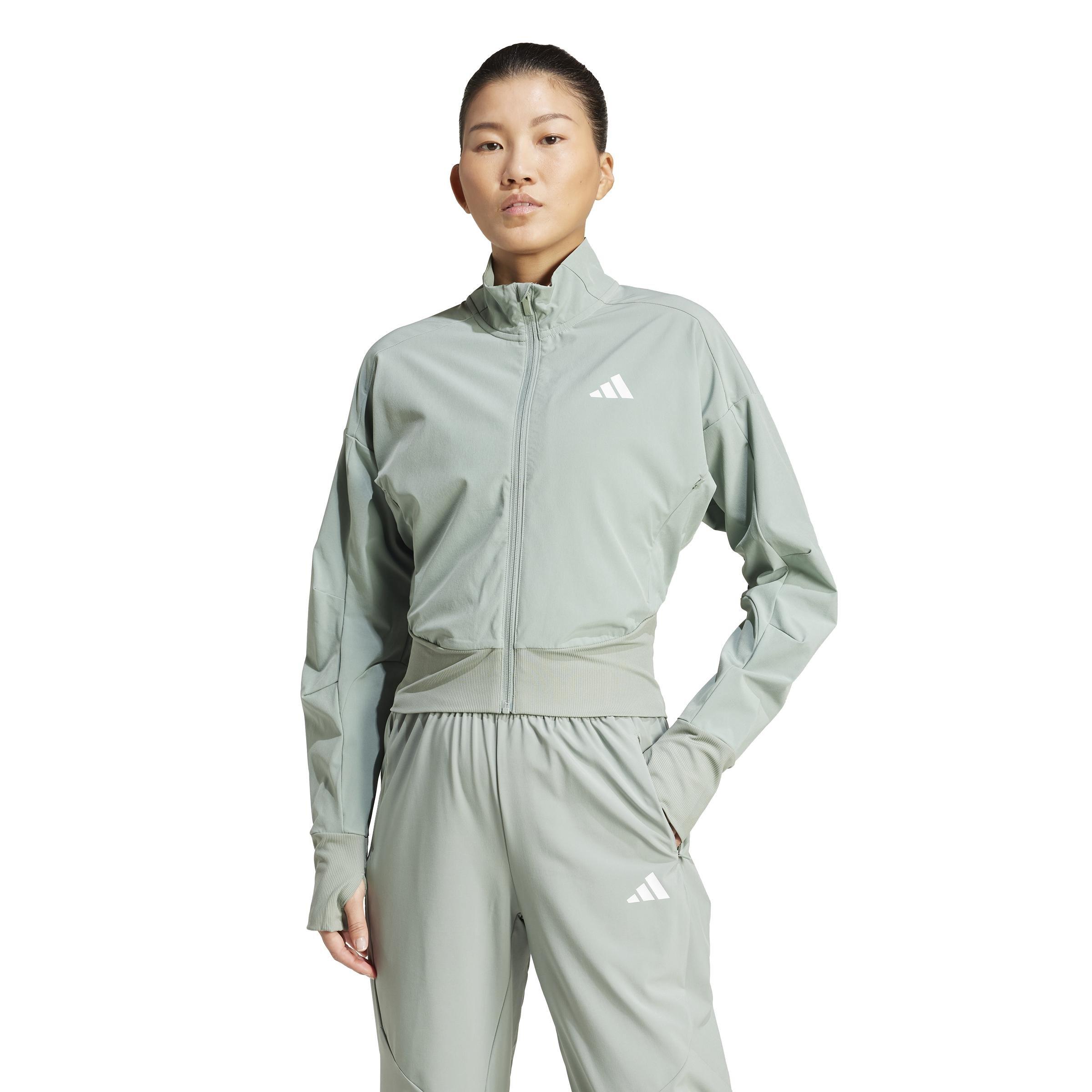 Full-Zip Training Jacket, Green, A701_ONE, large image number 5