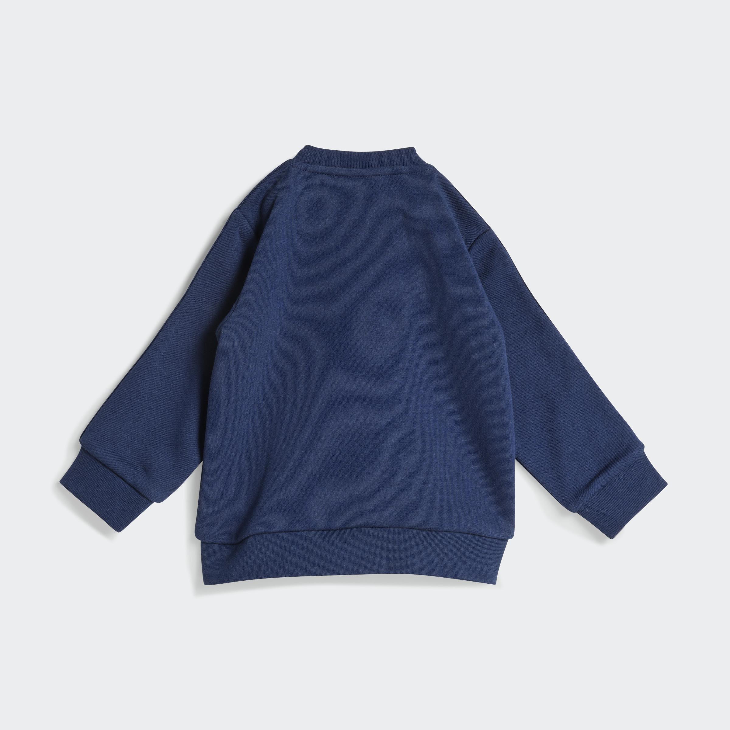 Kids Unisex Denim Crew Set, Blue, A701_ONE, large image number 1