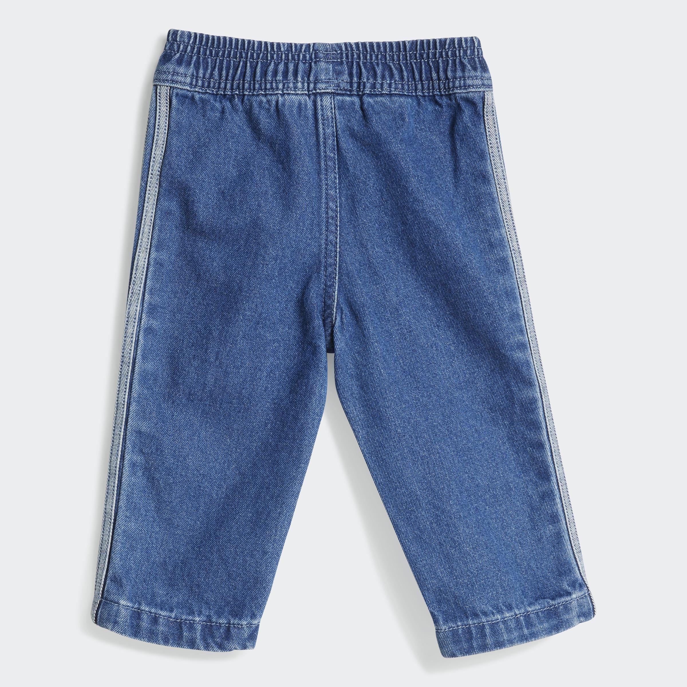 Kids Unisex Denim Crew Set, Blue, A701_ONE, large image number 2