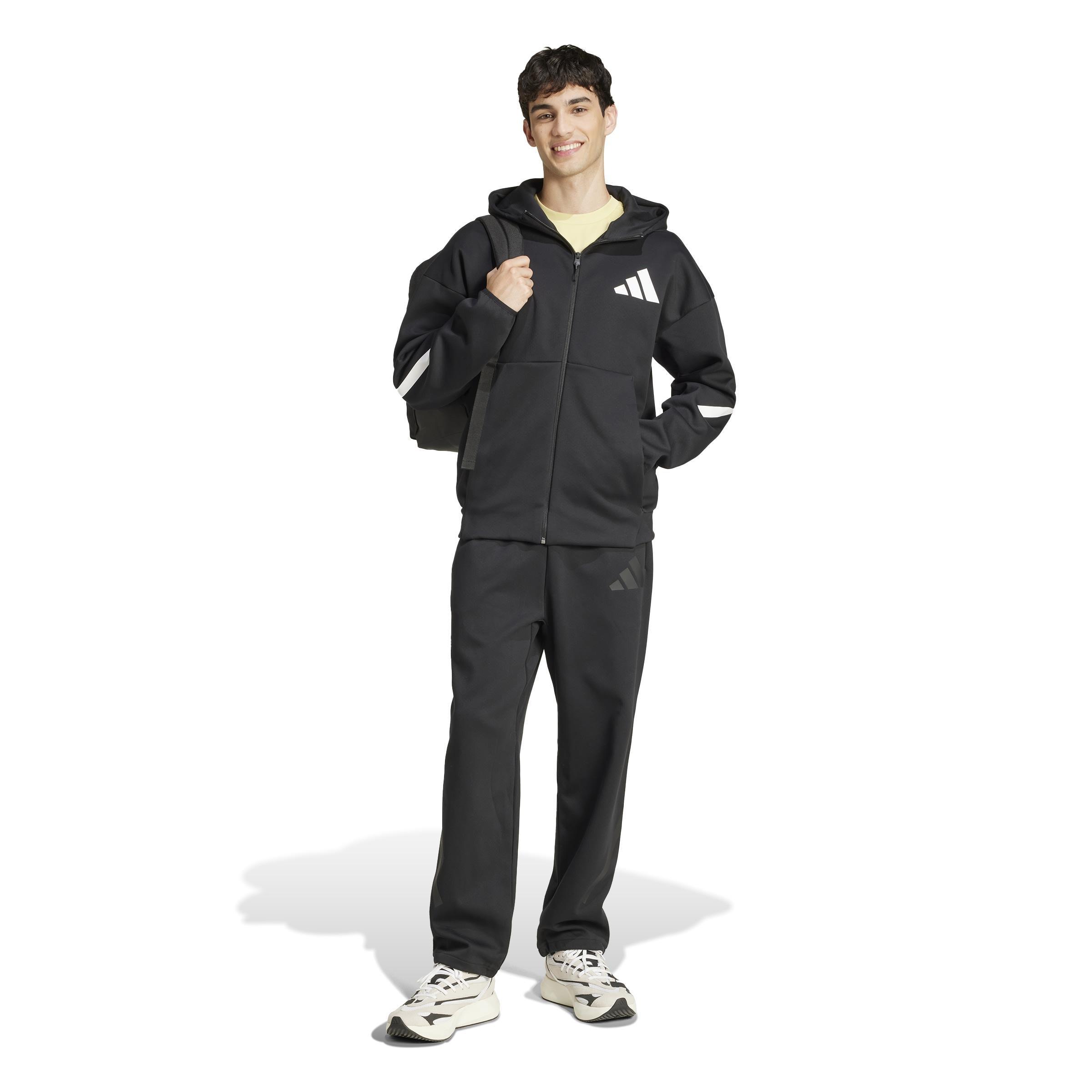 Z.N.E. Full-Zip Hooded Track Jacket, Black, A701_ONE, large image number 6