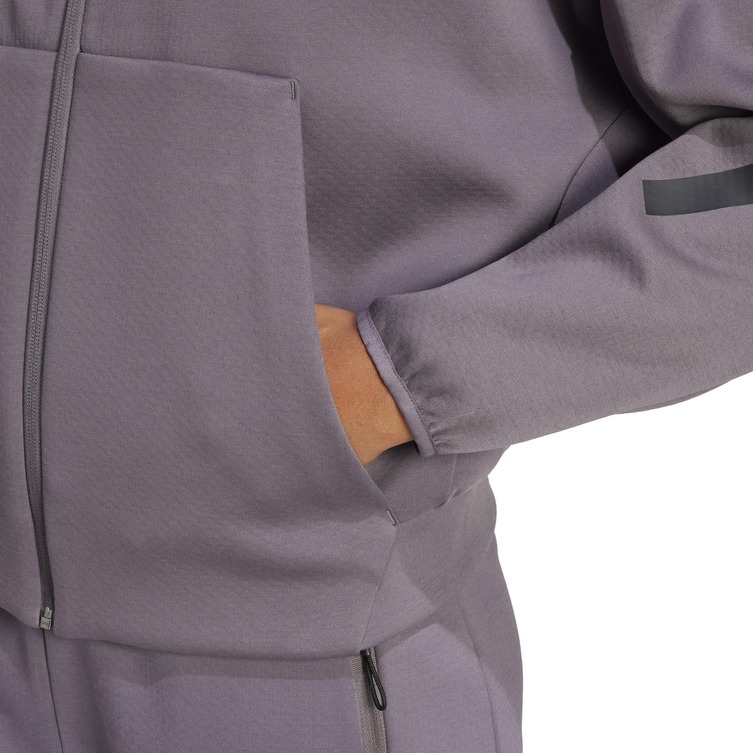 adidas Z.N.E. Full-Zip Hoodie, Grey, , large image number 3
