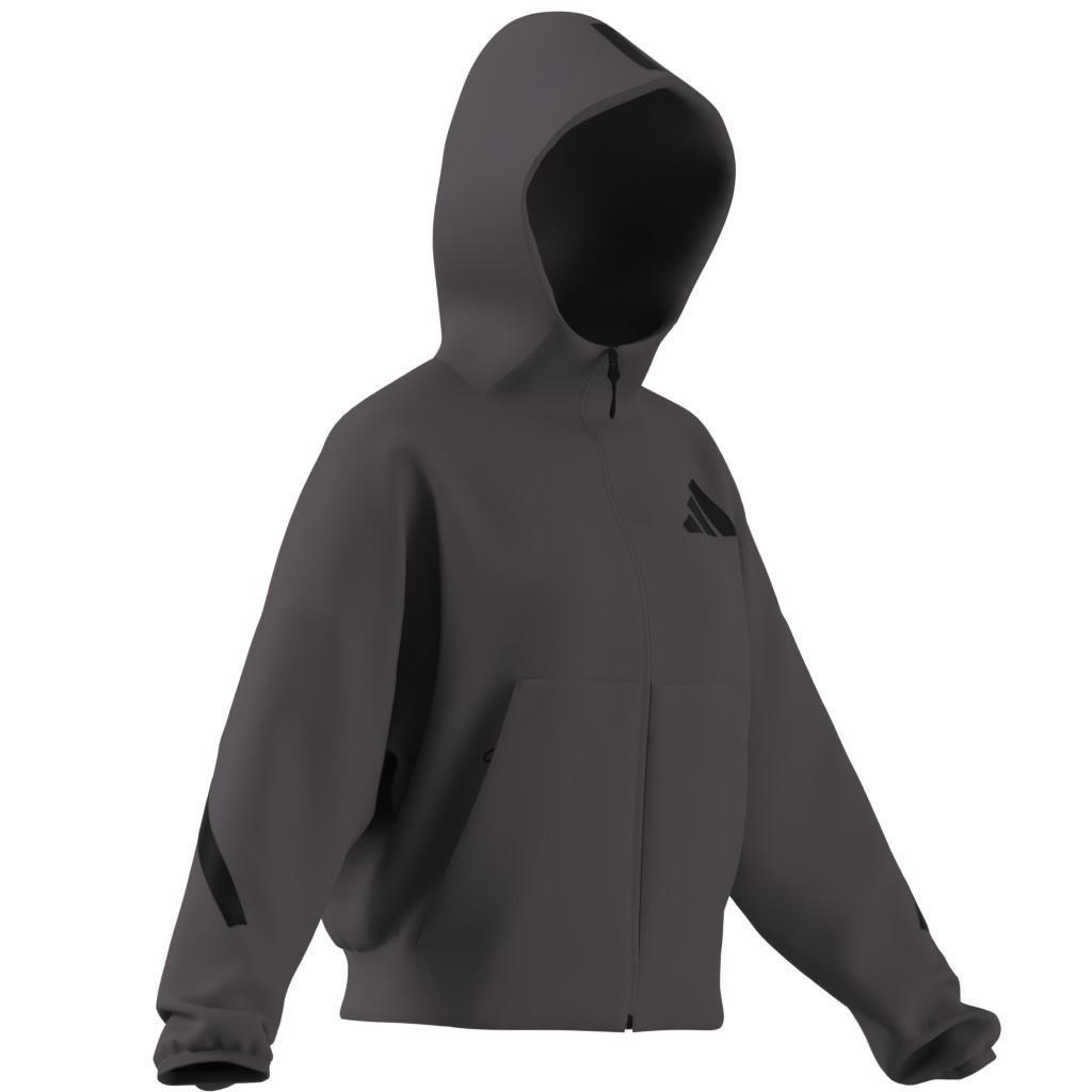adidas Z.N.E. Full-Zip Hoodie, Grey, , large image number 6