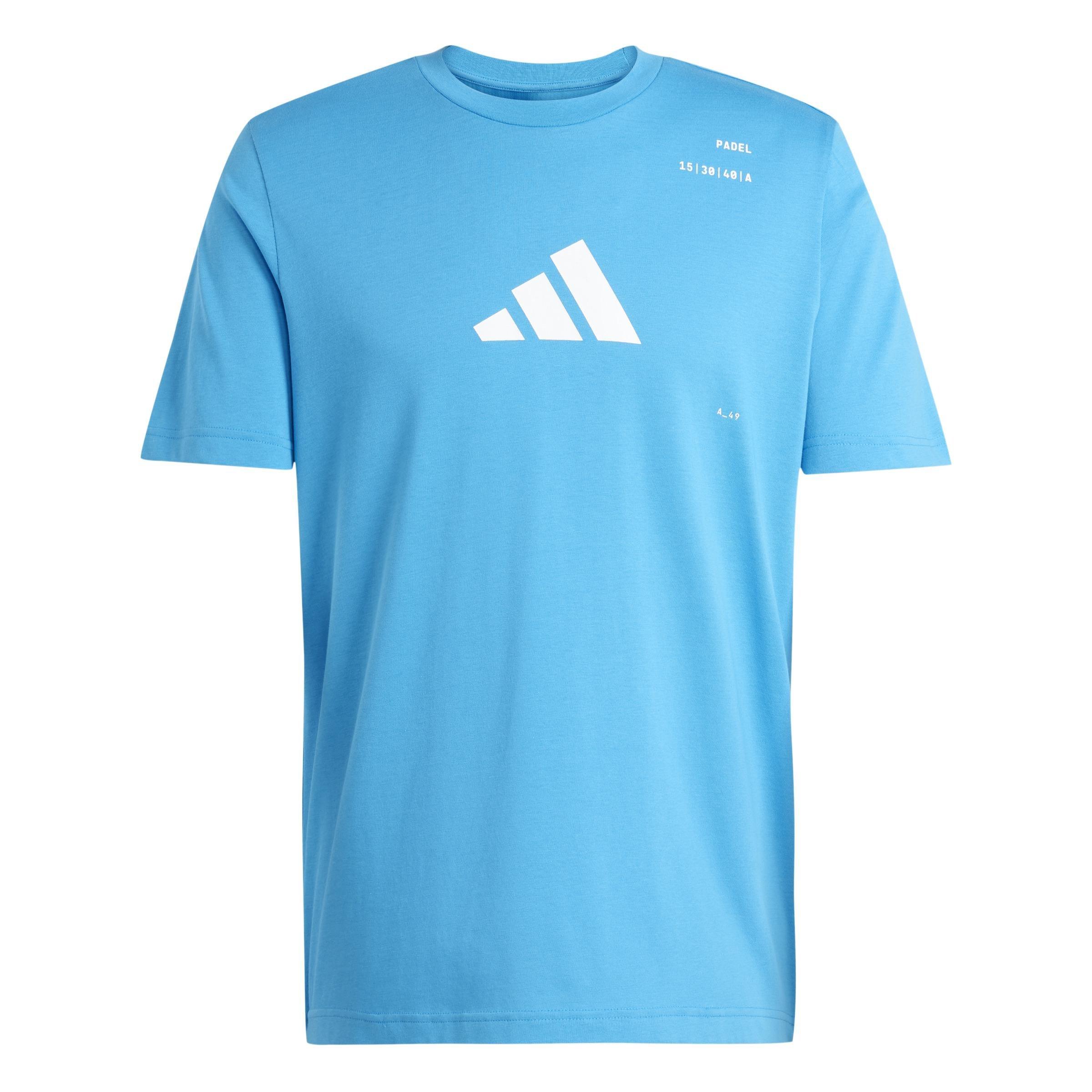 Padel Category Graphic T-Shirt, Blue, A701_ONE, large image number 0