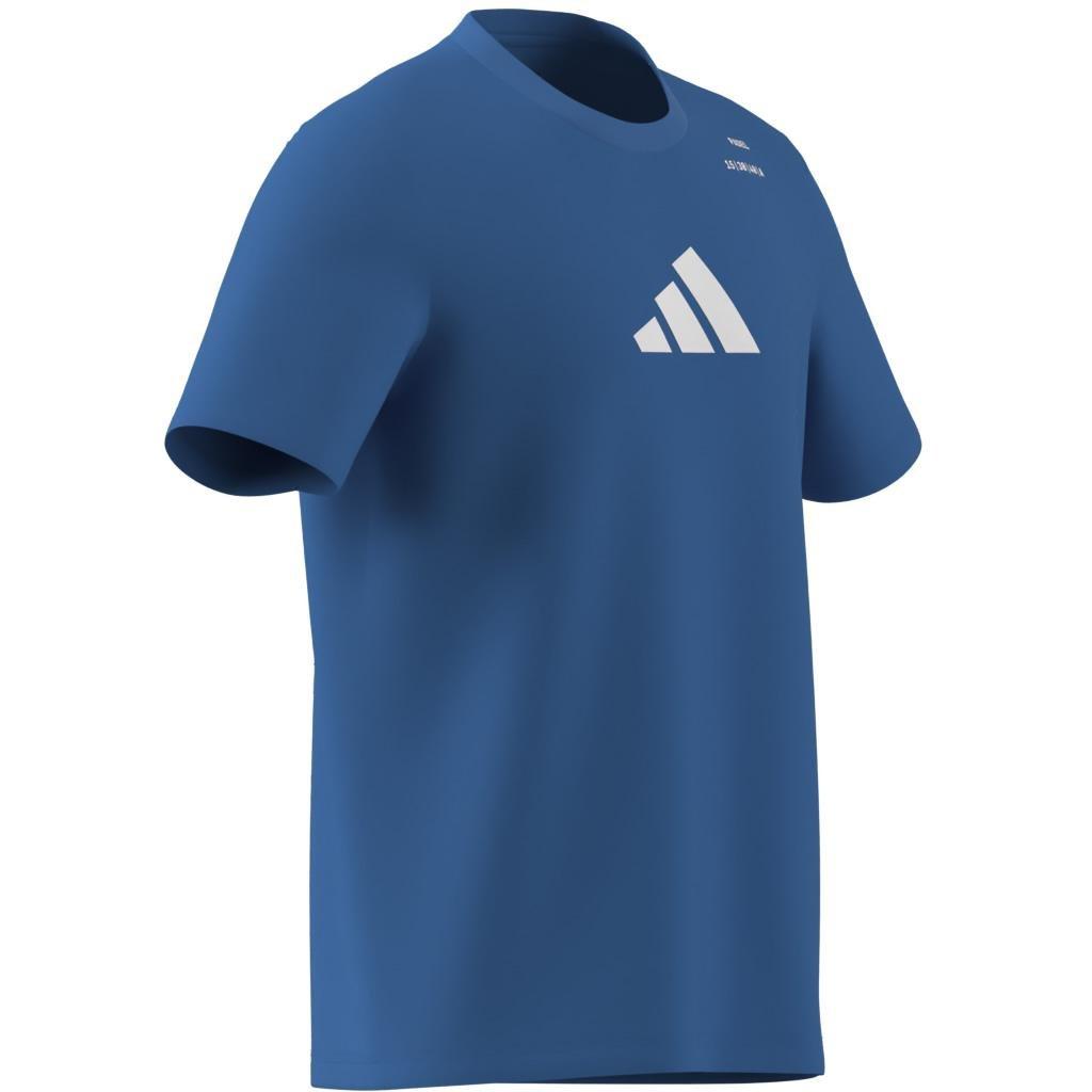 Padel Category Graphic T-Shirt, Blue, A701_ONE, large image number 6