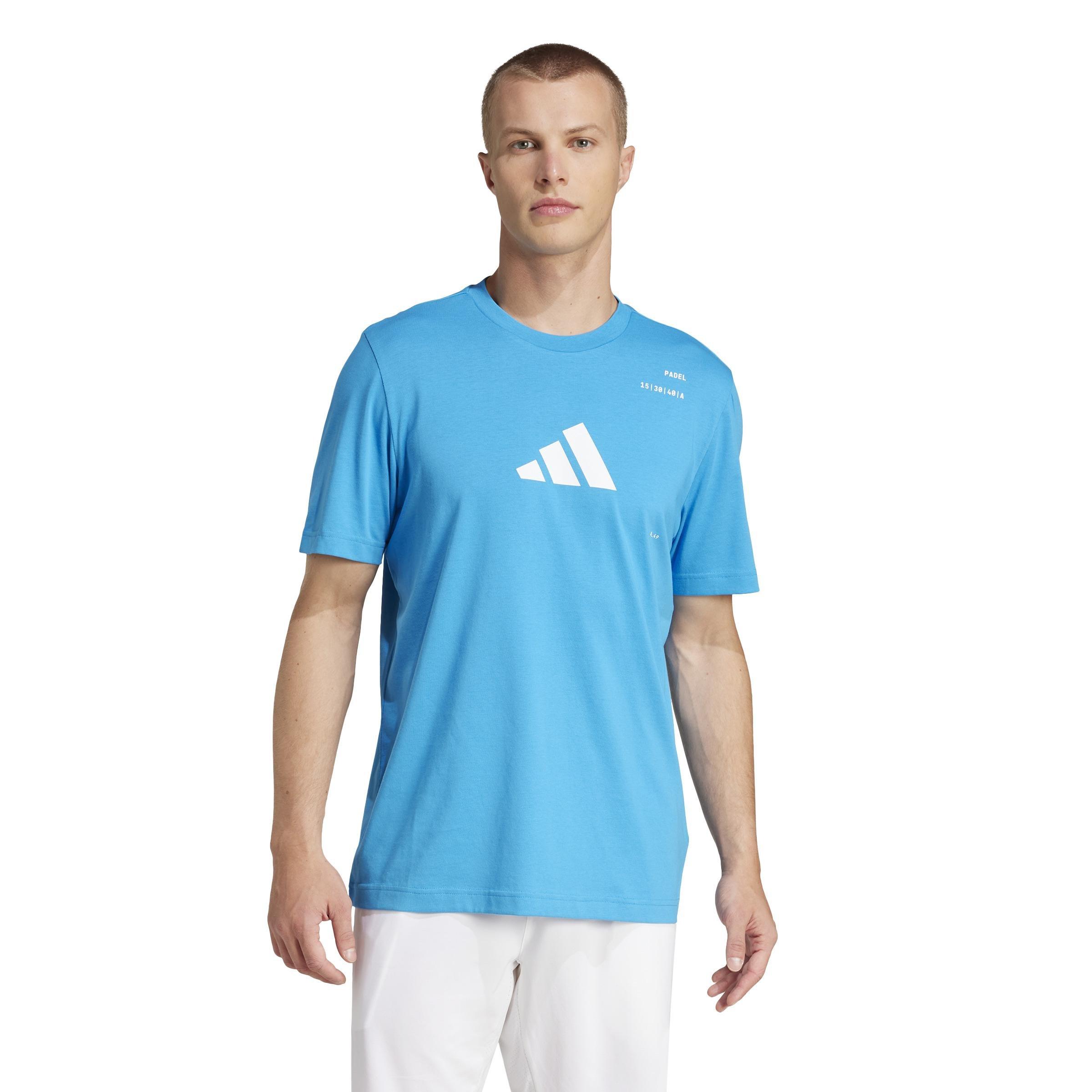 Padel Category Graphic T-Shirt, Blue, A701_ONE, large image number 8