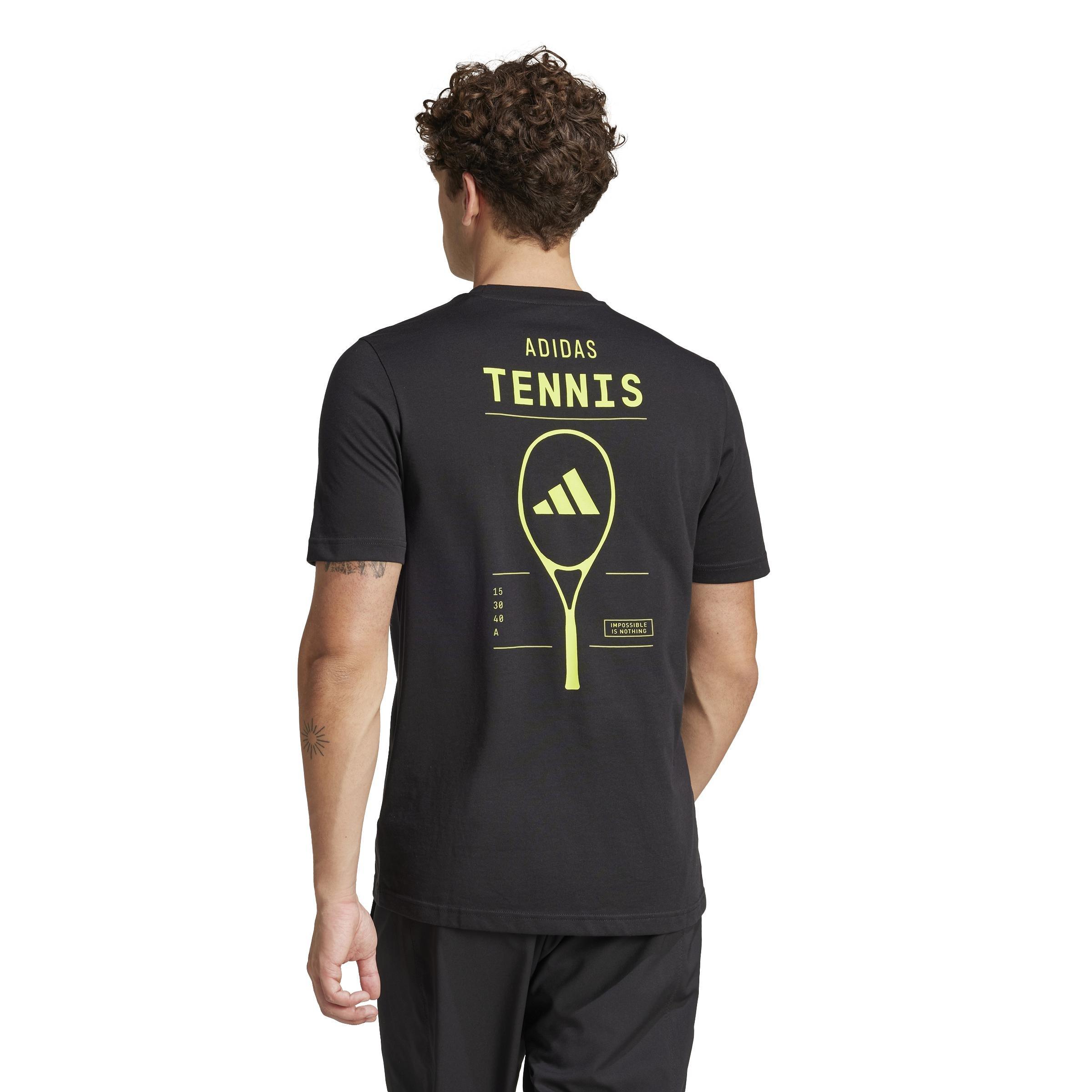 AEROREADY Tennis Category Graphic T-Shirt, Black, A701_ONE, large image number 1