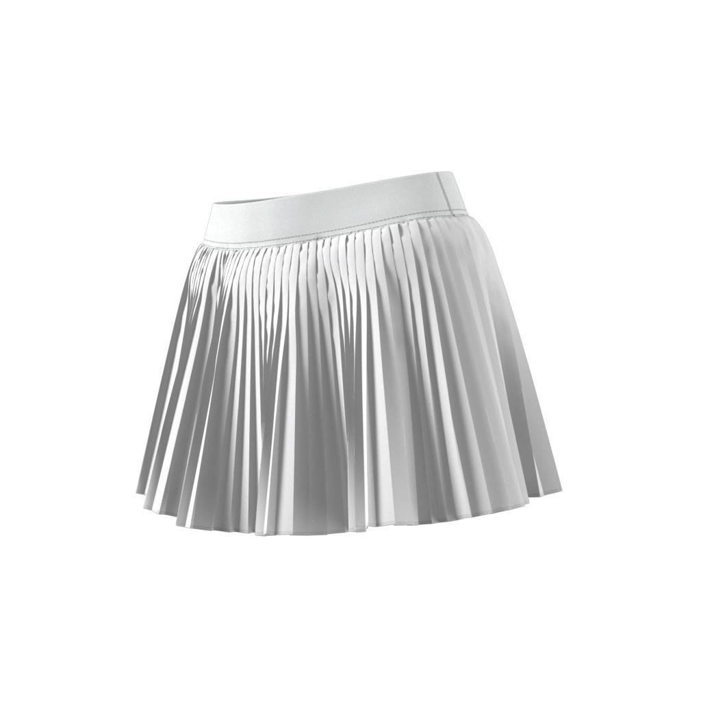 Club Pleated Skirt, White, , large image number 4