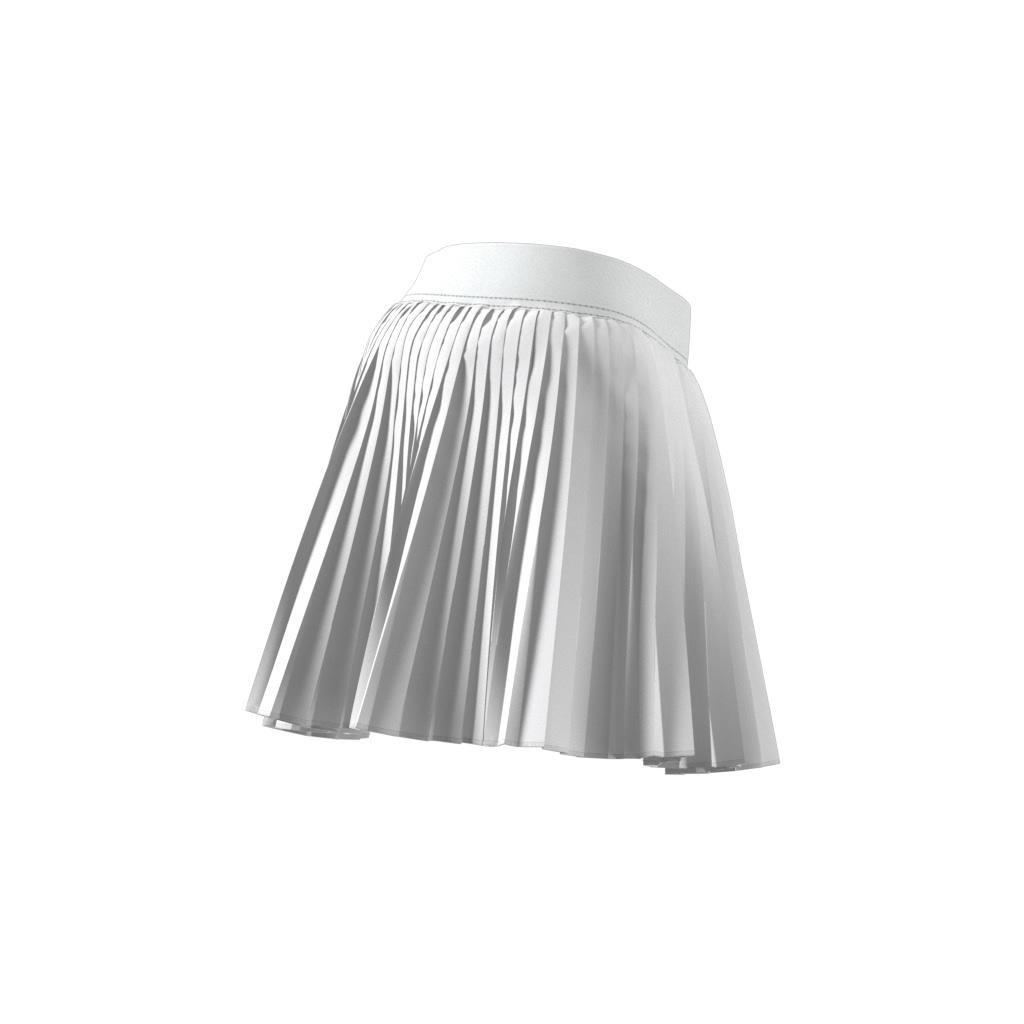 Club Pleated Skirt, White, , large image number 8