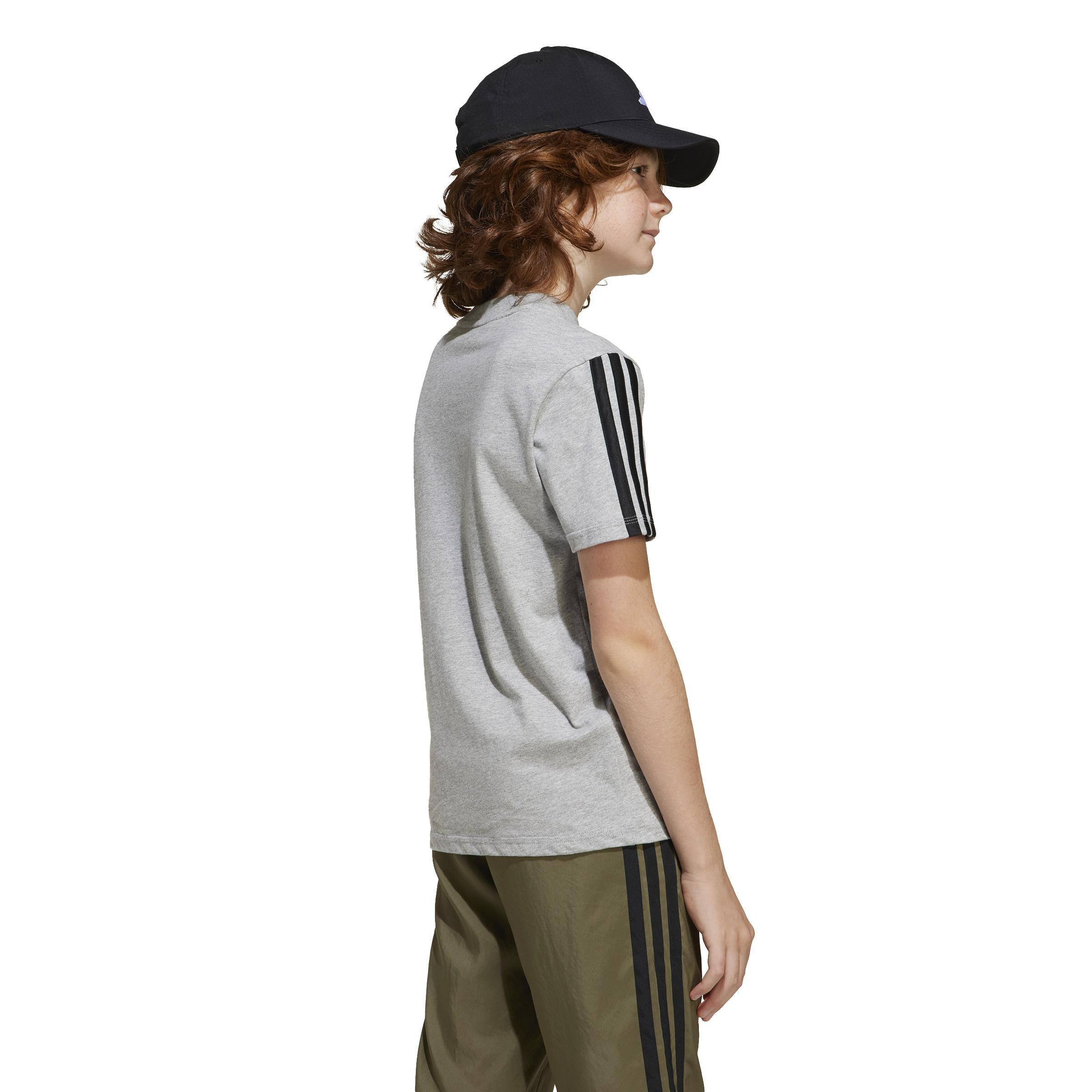 Unisex Kids Essentials Tee, Grey, , large image number 2