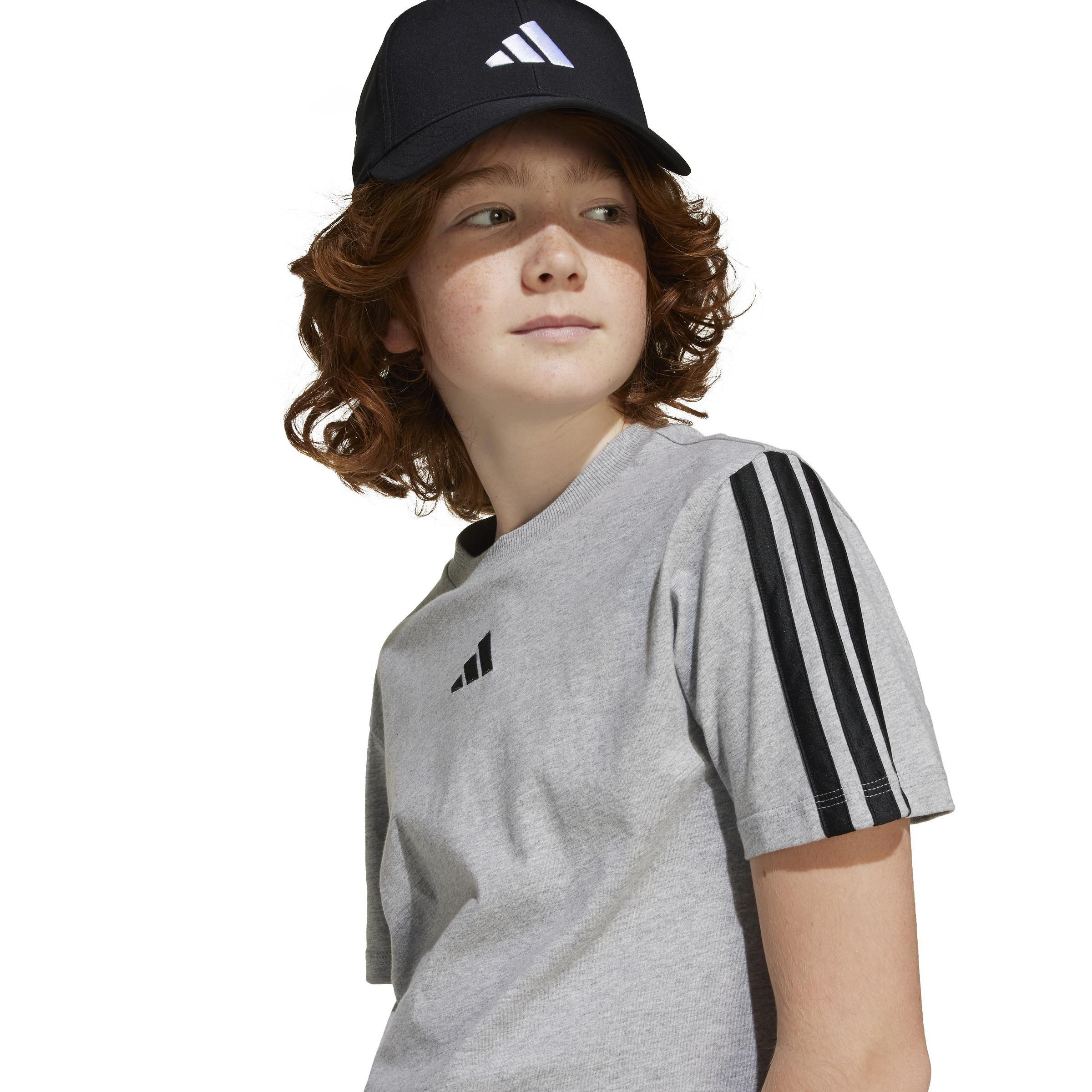 Unisex Kids Essentials Tee, Grey, , large image number 3