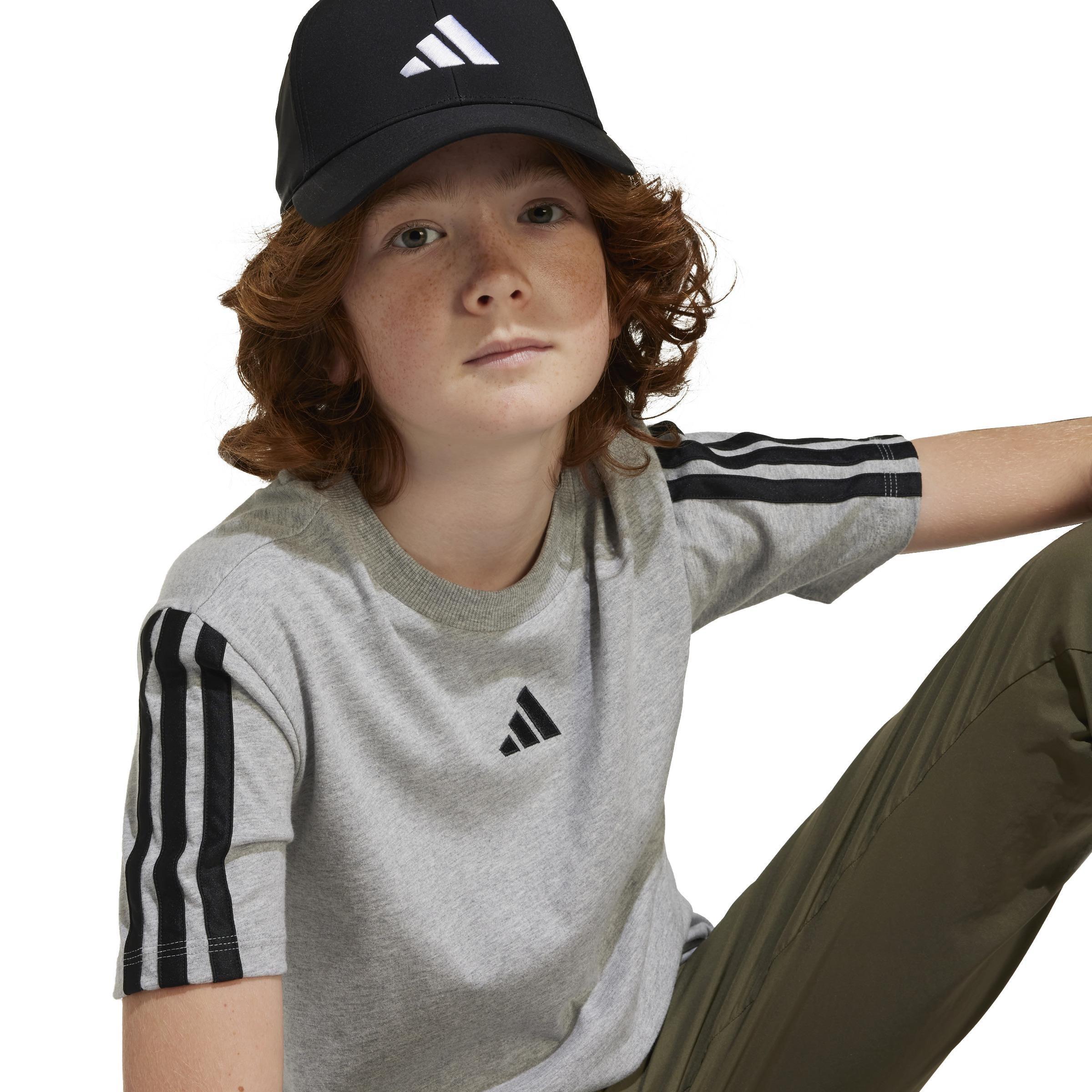 Unisex Kids Essentials Tee, Grey, , large image number 4