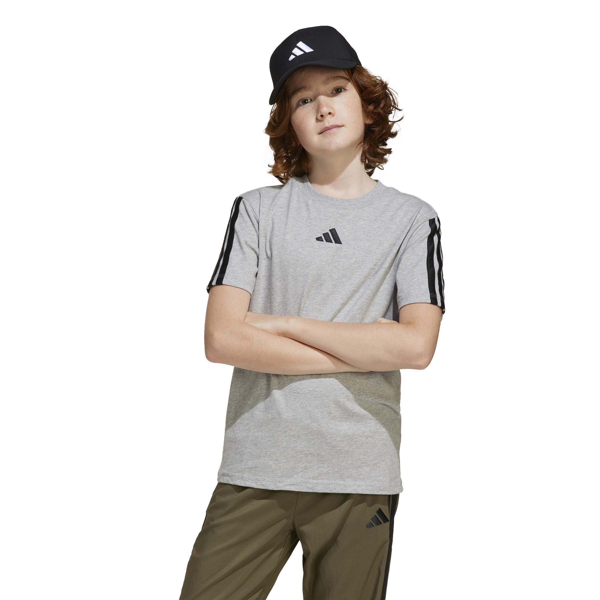 Unisex Kids Essentials Tee, Grey, , large image number 13