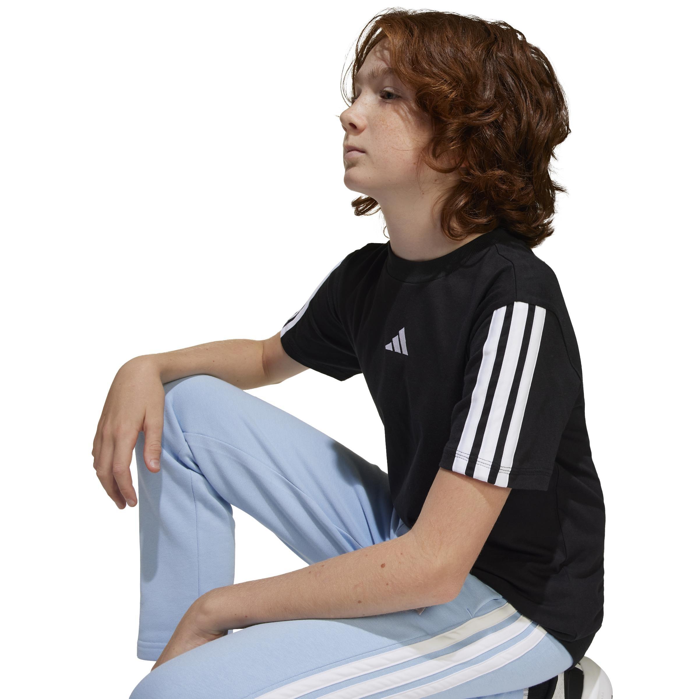 Unisex Kids Essentials Tee, Black, A701_ONE, large image number 4