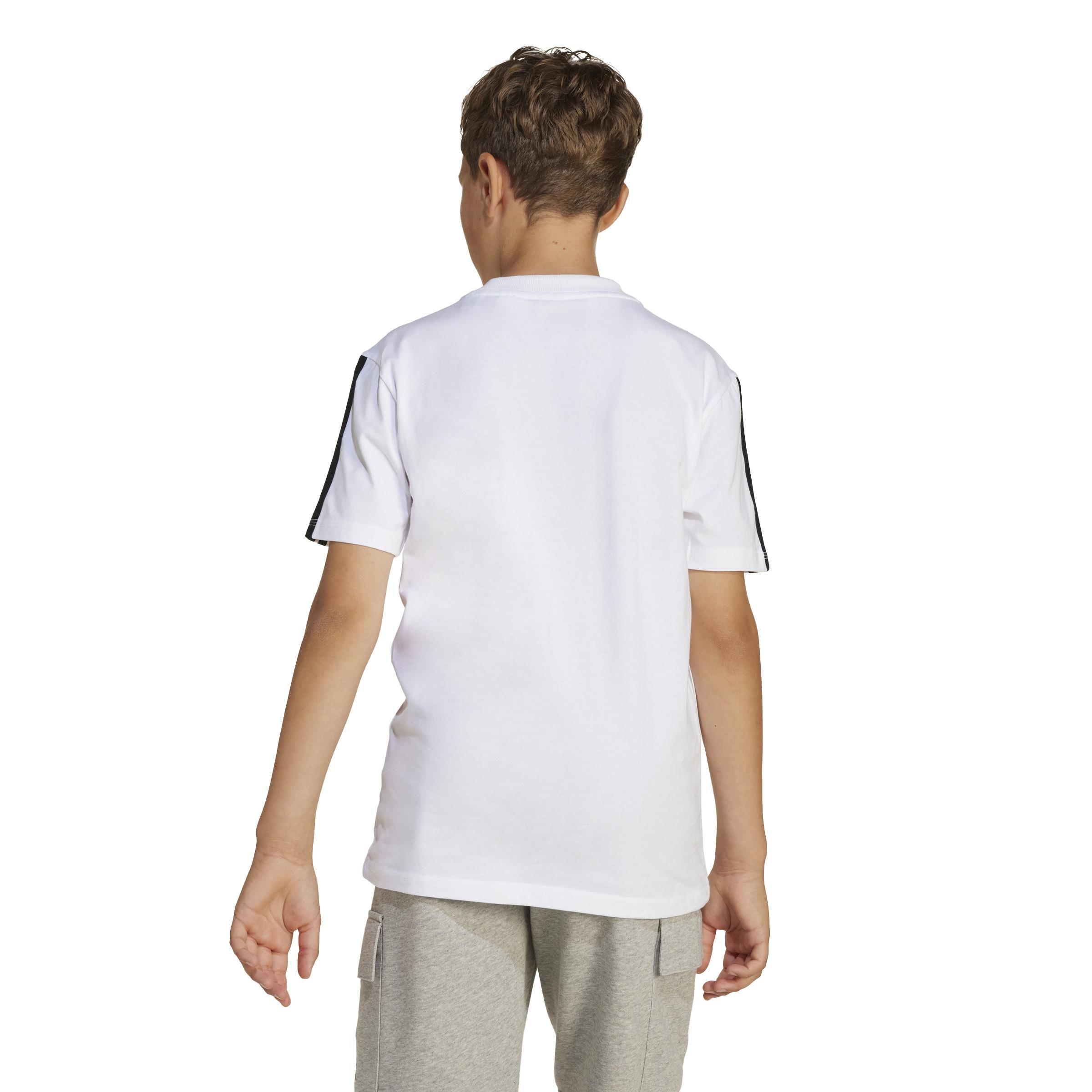 Unisex Kids Essentials Tee, White, , large image number 3