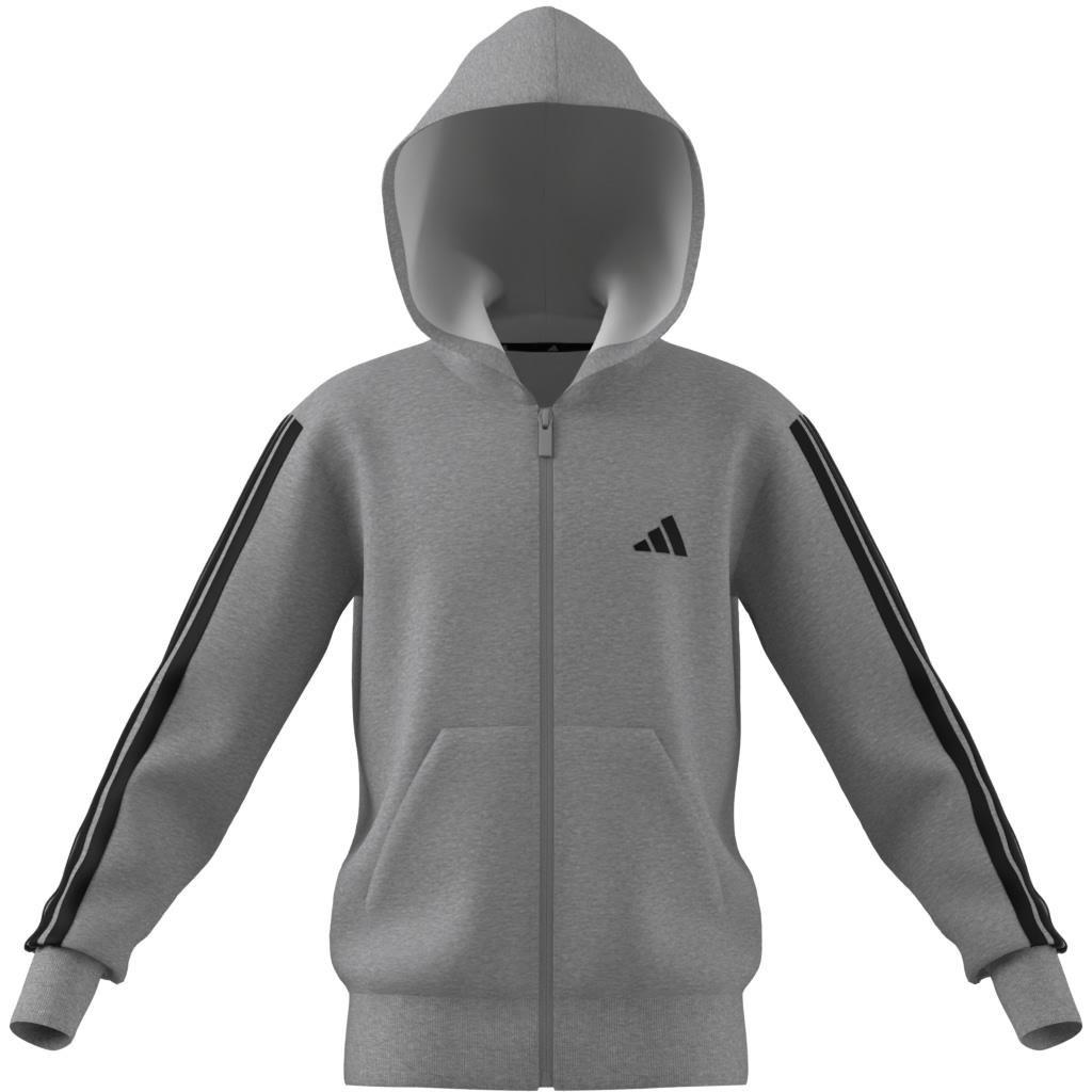 Unisex Essentials Full-Zip Hoodie Kids, Grey, A701_ONE, large image number 7