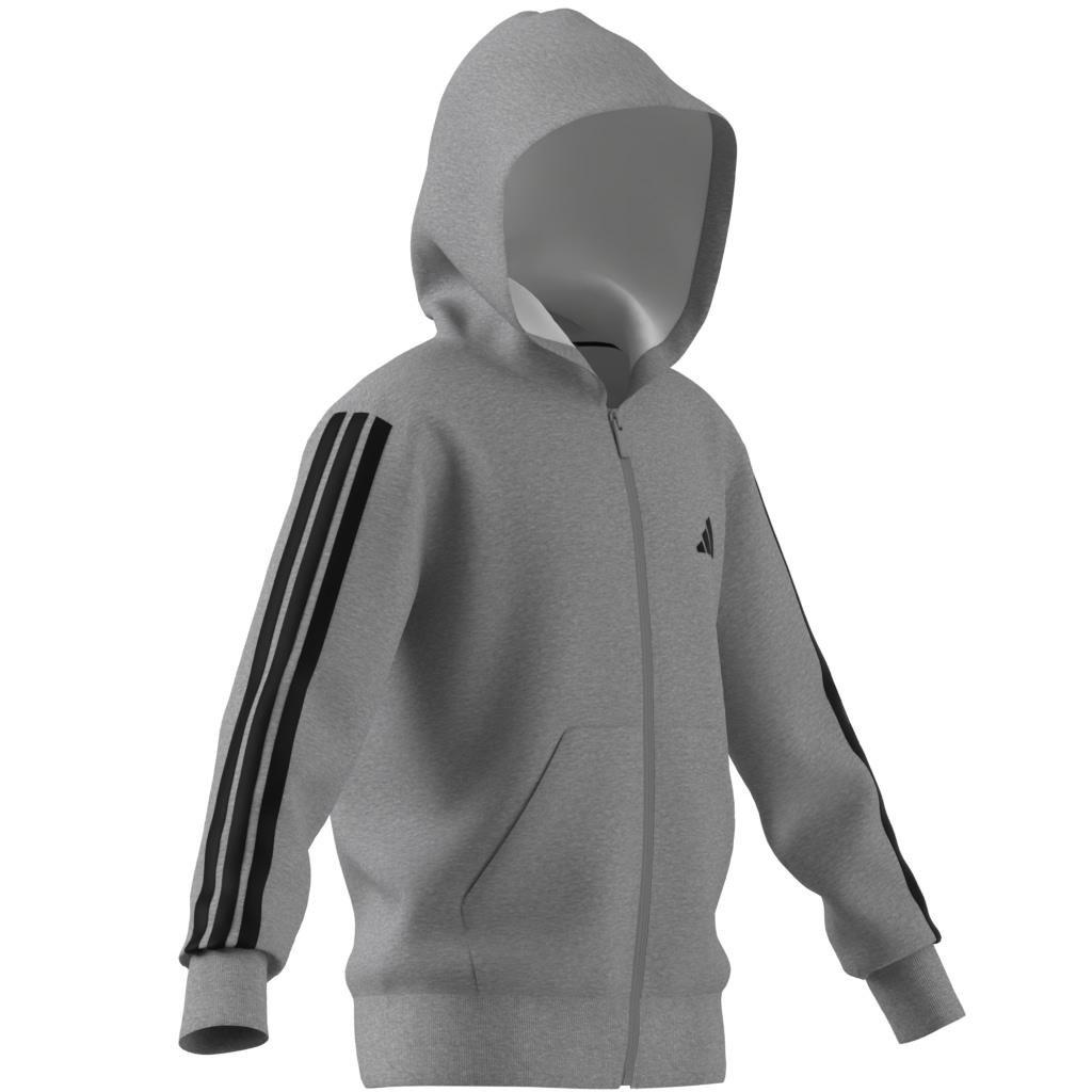 Unisex Kids Essentials Full-Zip Hoodie, Grey, , large image number 8