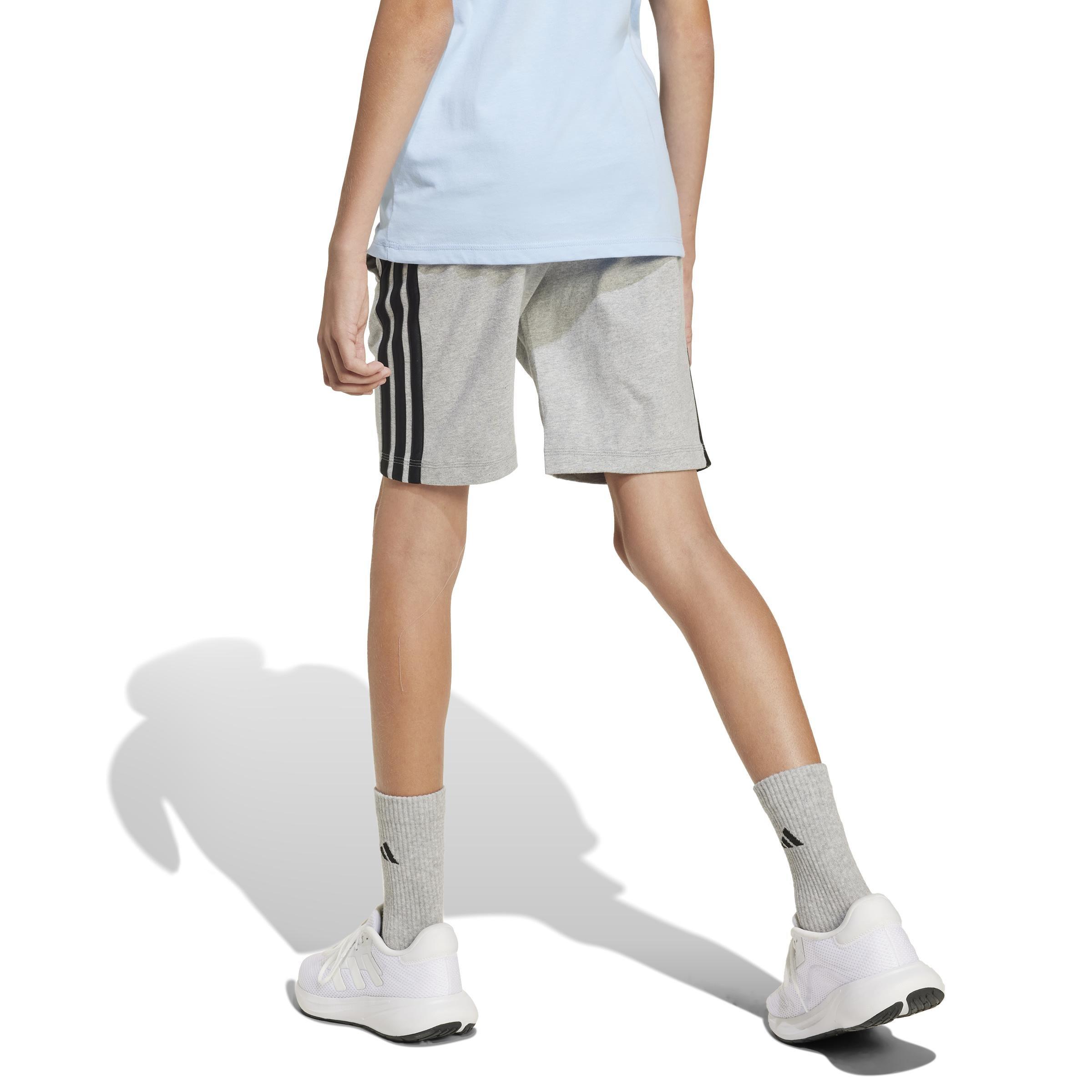 Unisex Essentials Shorts Kids, Grey, A701_ONE, large image number 3