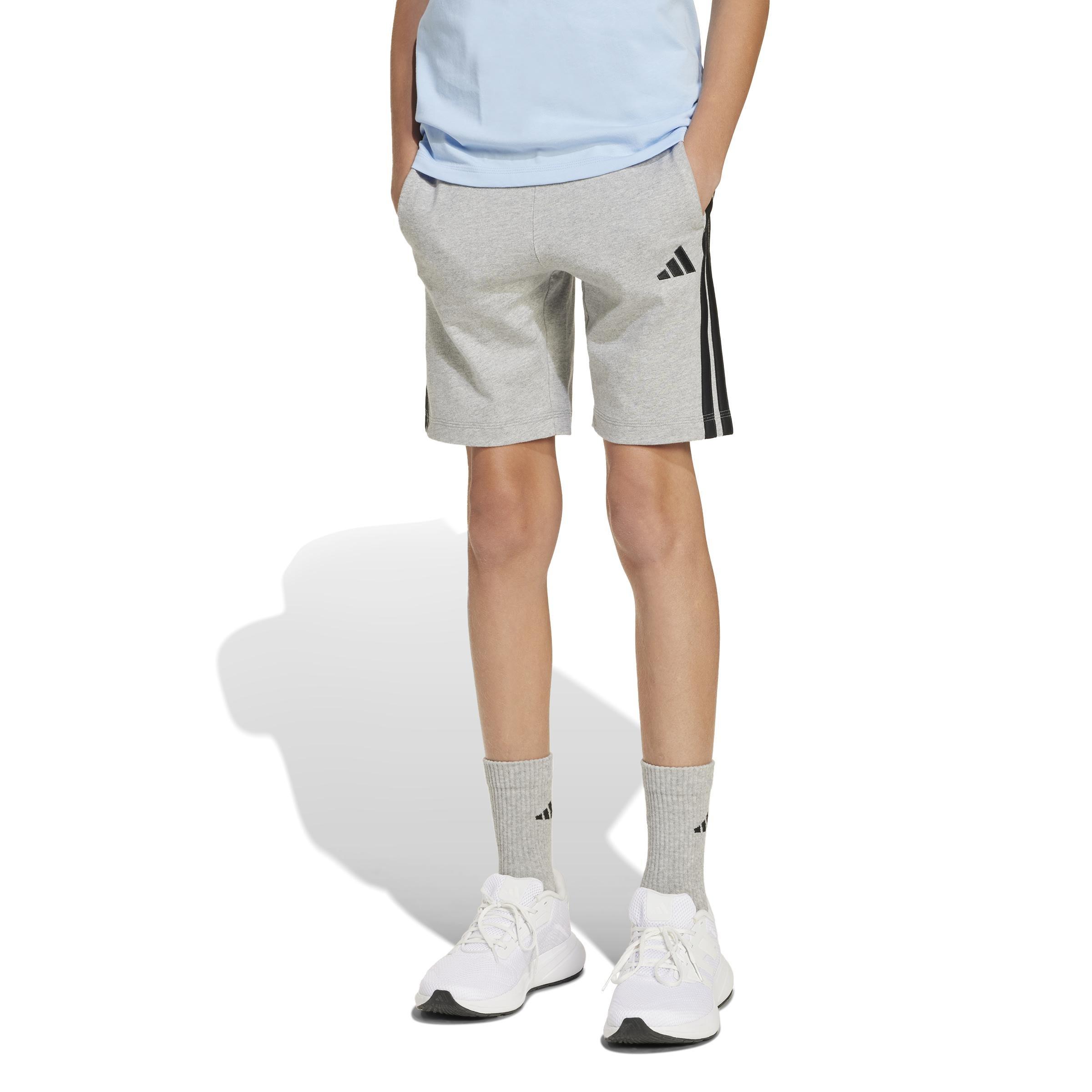 Unisex Kids Essentials Shorts, Grey, , large image number 8