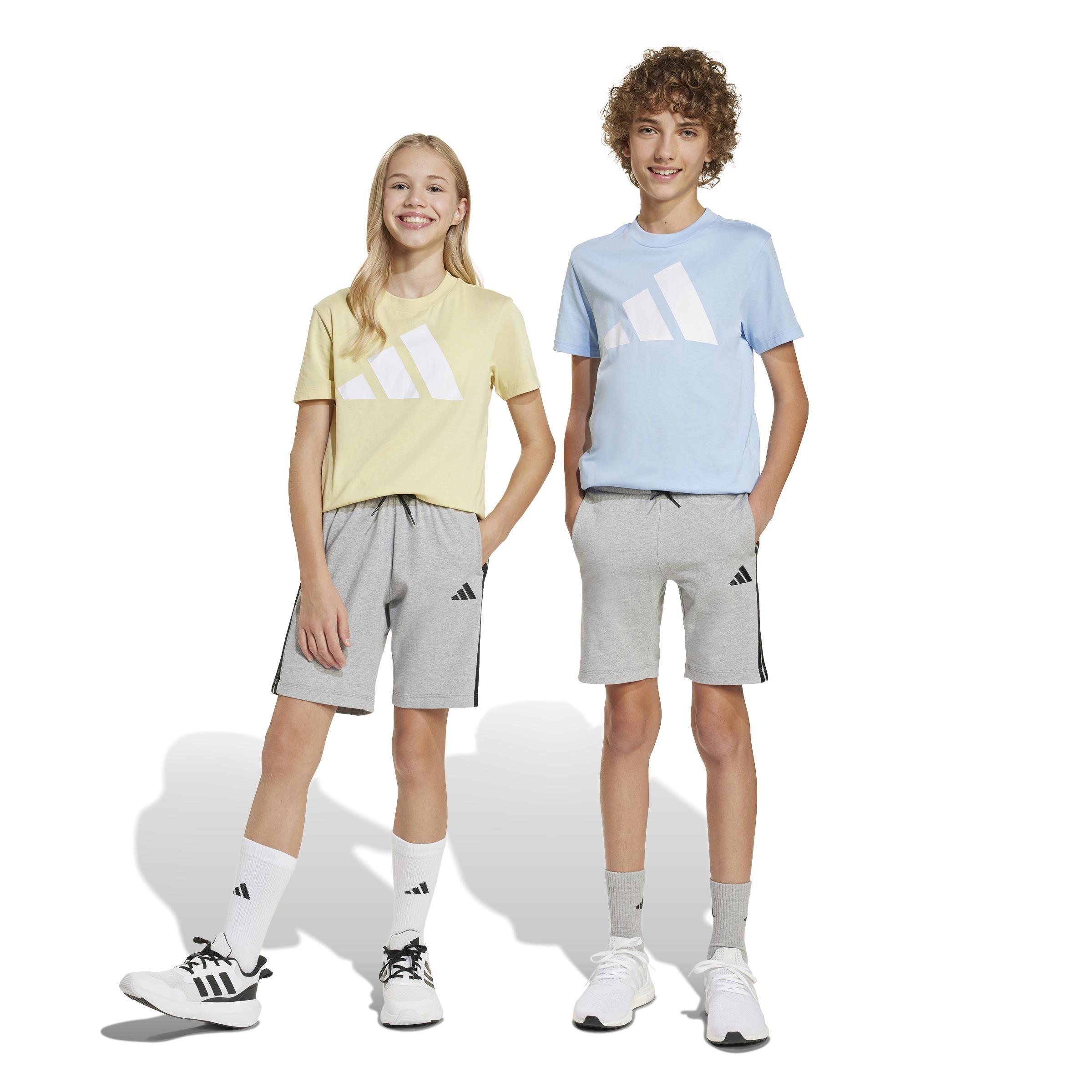 Unisex Kids Essentials Shorts, Grey, , large image number 9