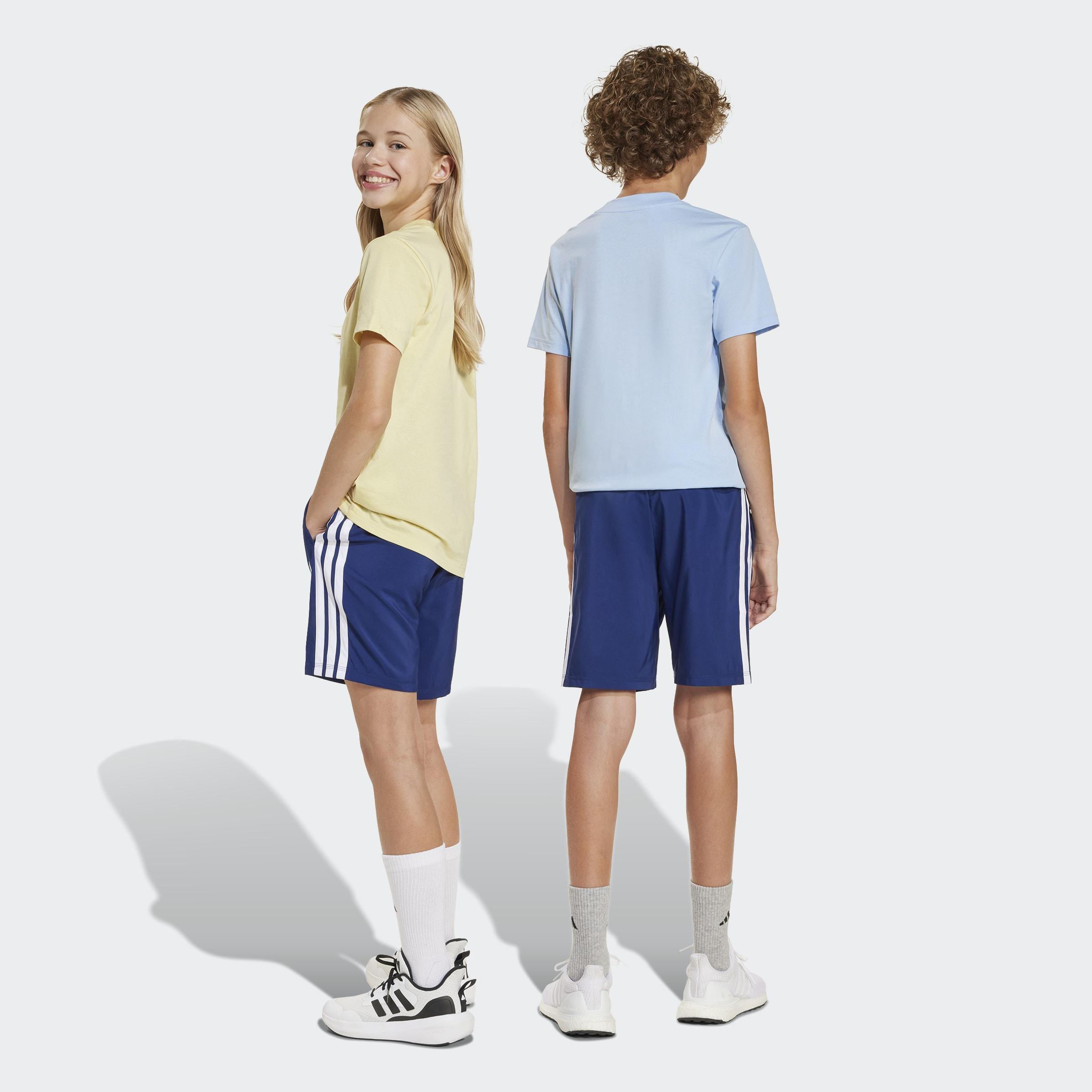 Kids Unisex Essentials Climacool Shorts, Blue, A701_ONE, large image number 2