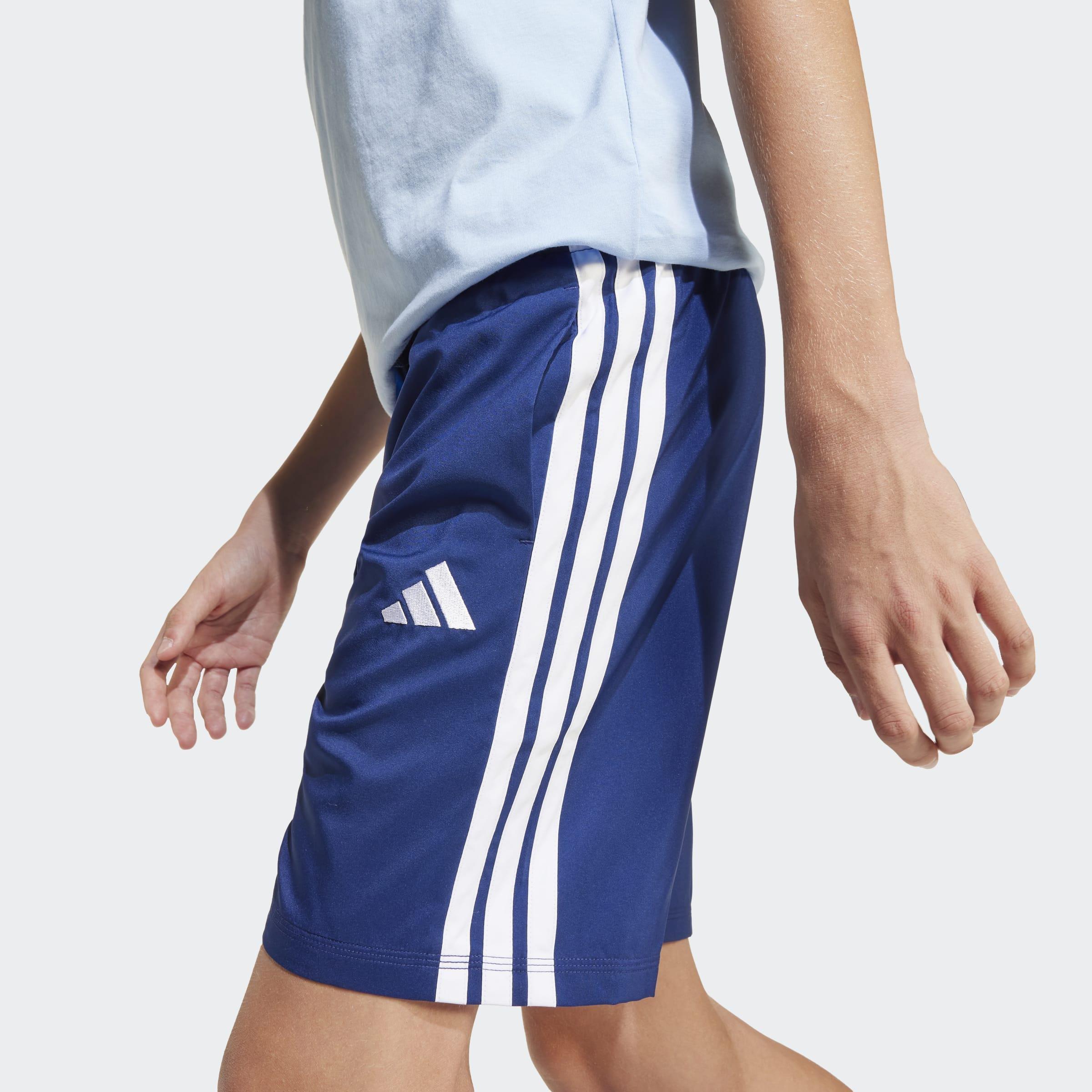 Kids Unisex Essentials Climacool Shorts, Blue, A701_ONE, large image number 3