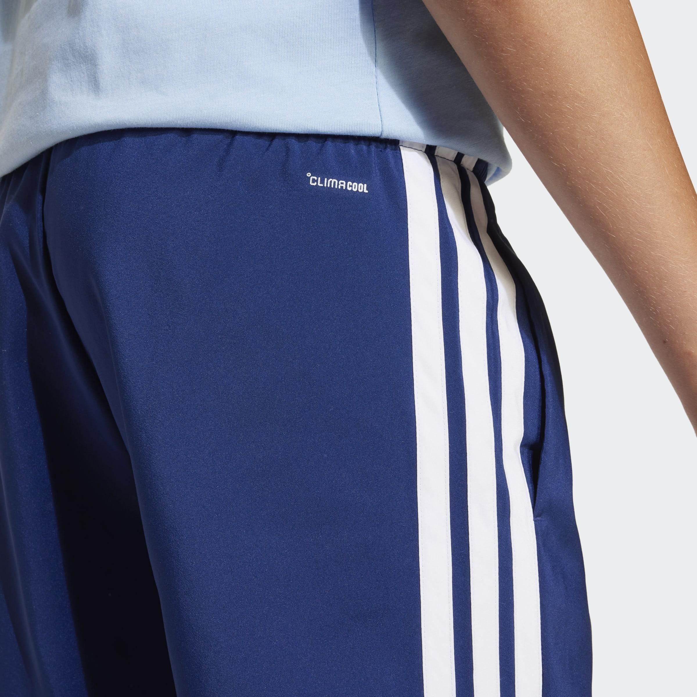 Kids Unisex Essentials Climacool Shorts, Blue, A701_ONE, large image number 4