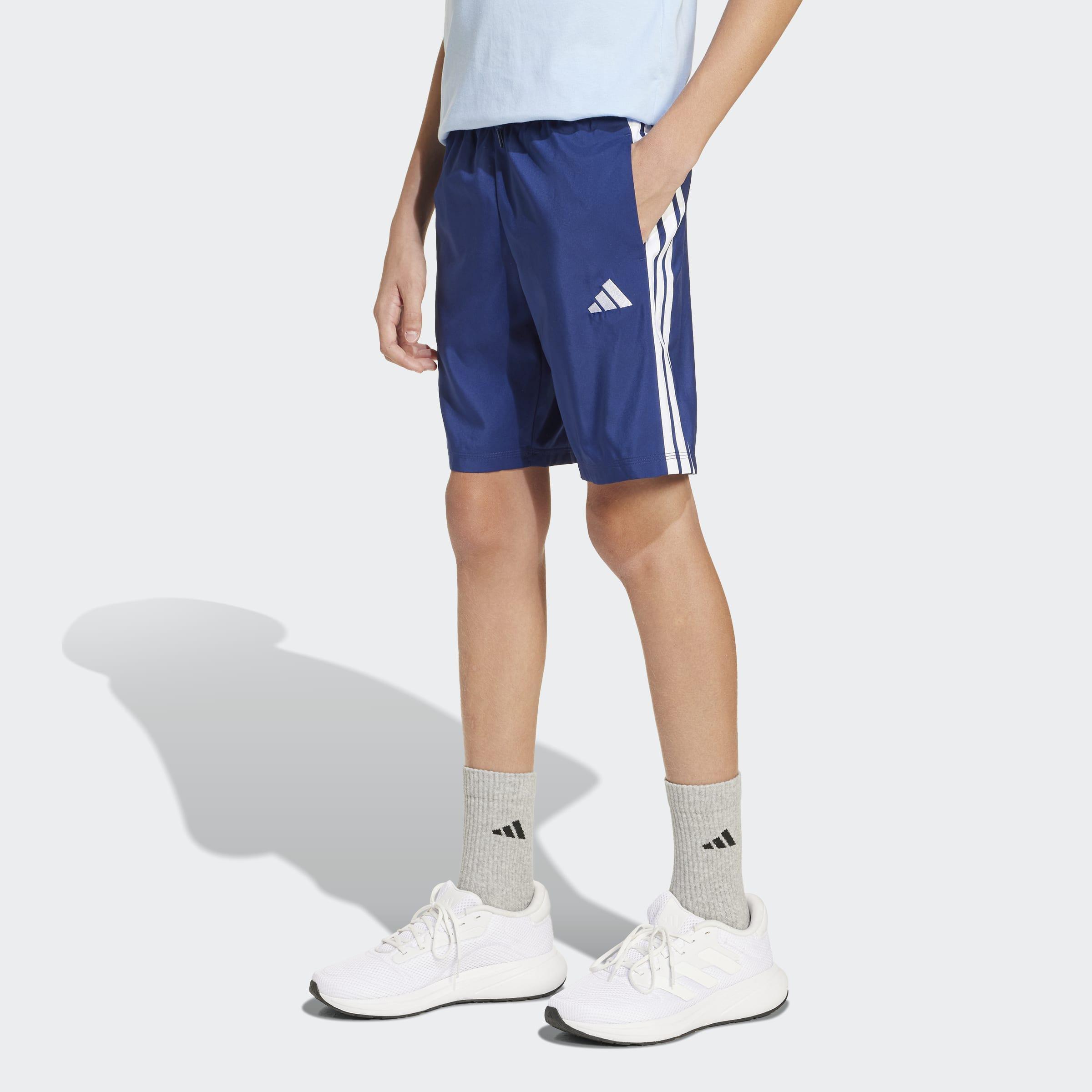 Kids Unisex Essentials Climacool Shorts, Blue, A701_ONE, large image number 6