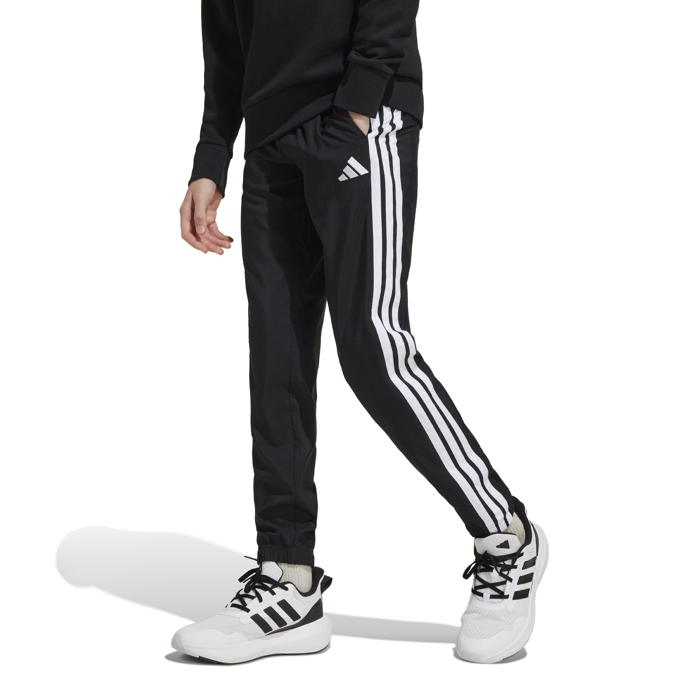 Kids Unisex Essentials Climacool Tracksuit Bottoms, Black, A701_ONE, large image number 6