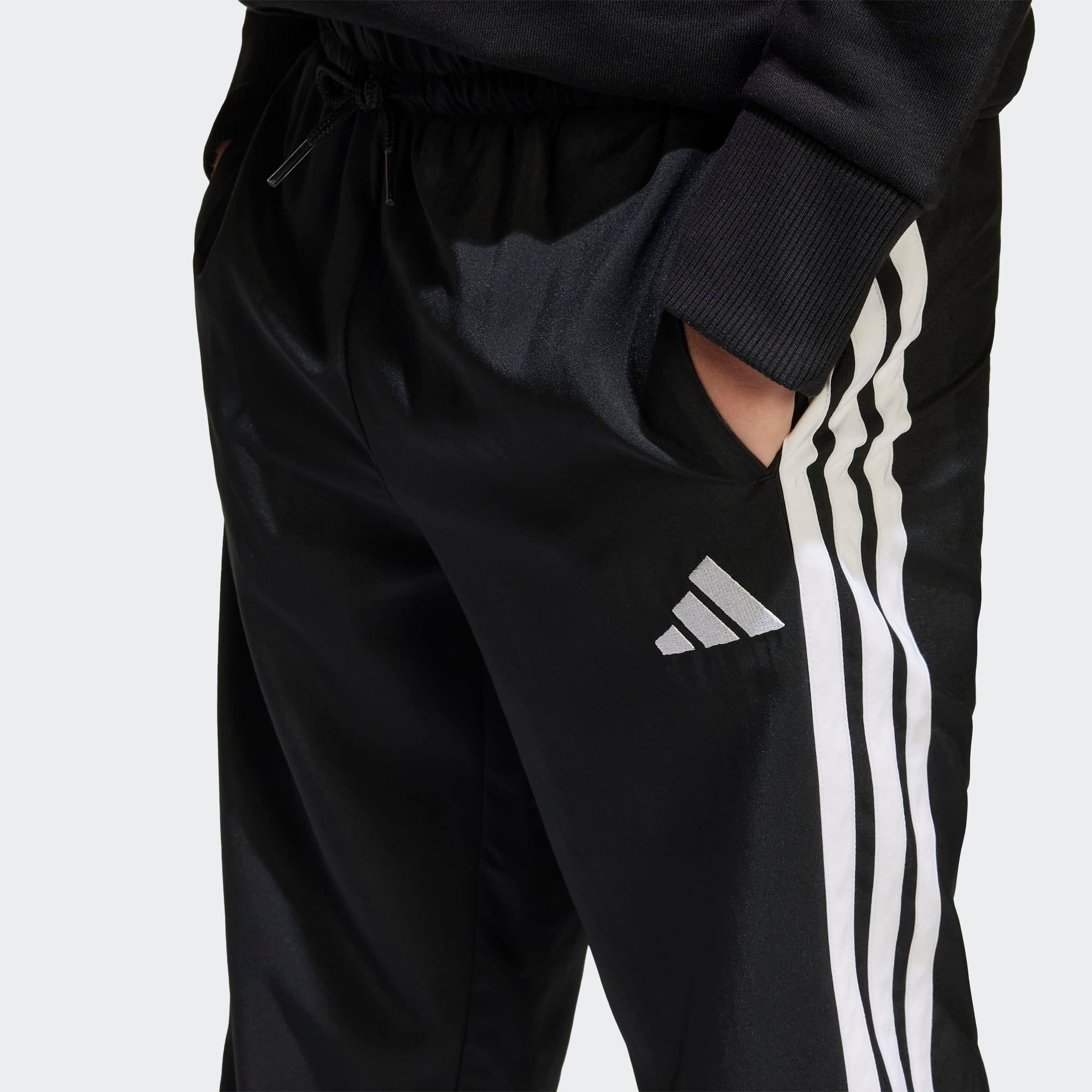 Kids Unisex Essentials Climacool Tracksuit Bottoms, Black, A701_ONE, large image number 6