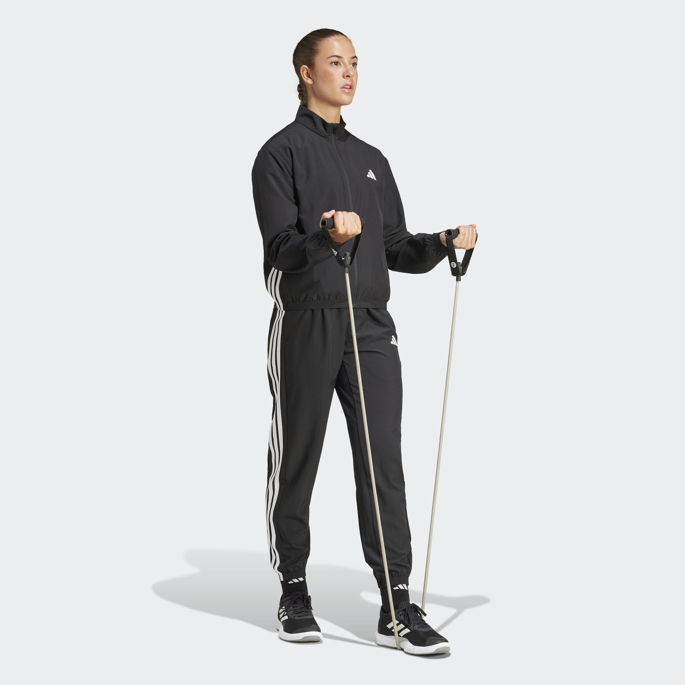 Train Essentials 3-Stripes Woven Warm-Up Jacket, Black, A701_ONE, large image number 5