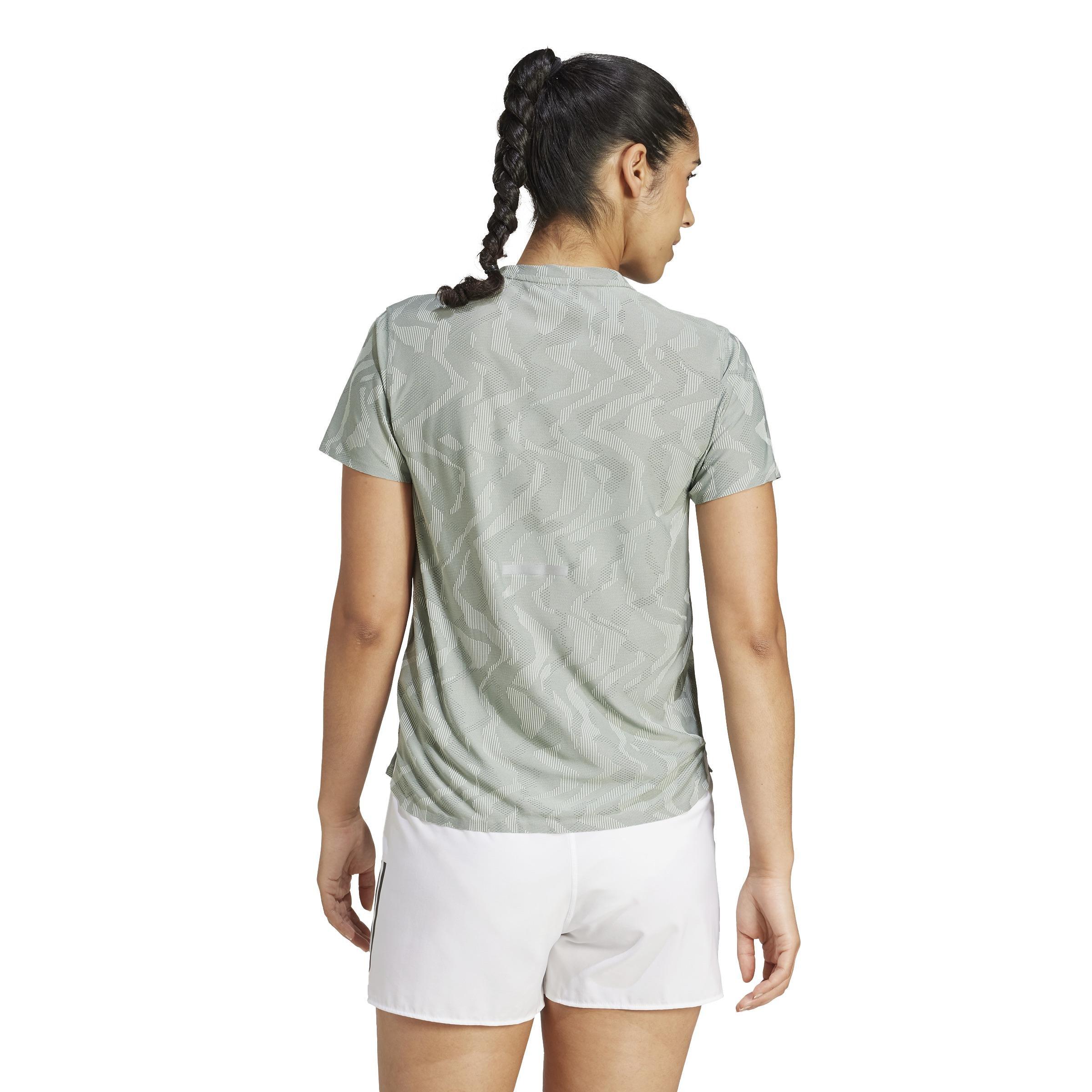 Ultimate Running Engineered Tee CLIMACOOL+, Green, , large image number 1