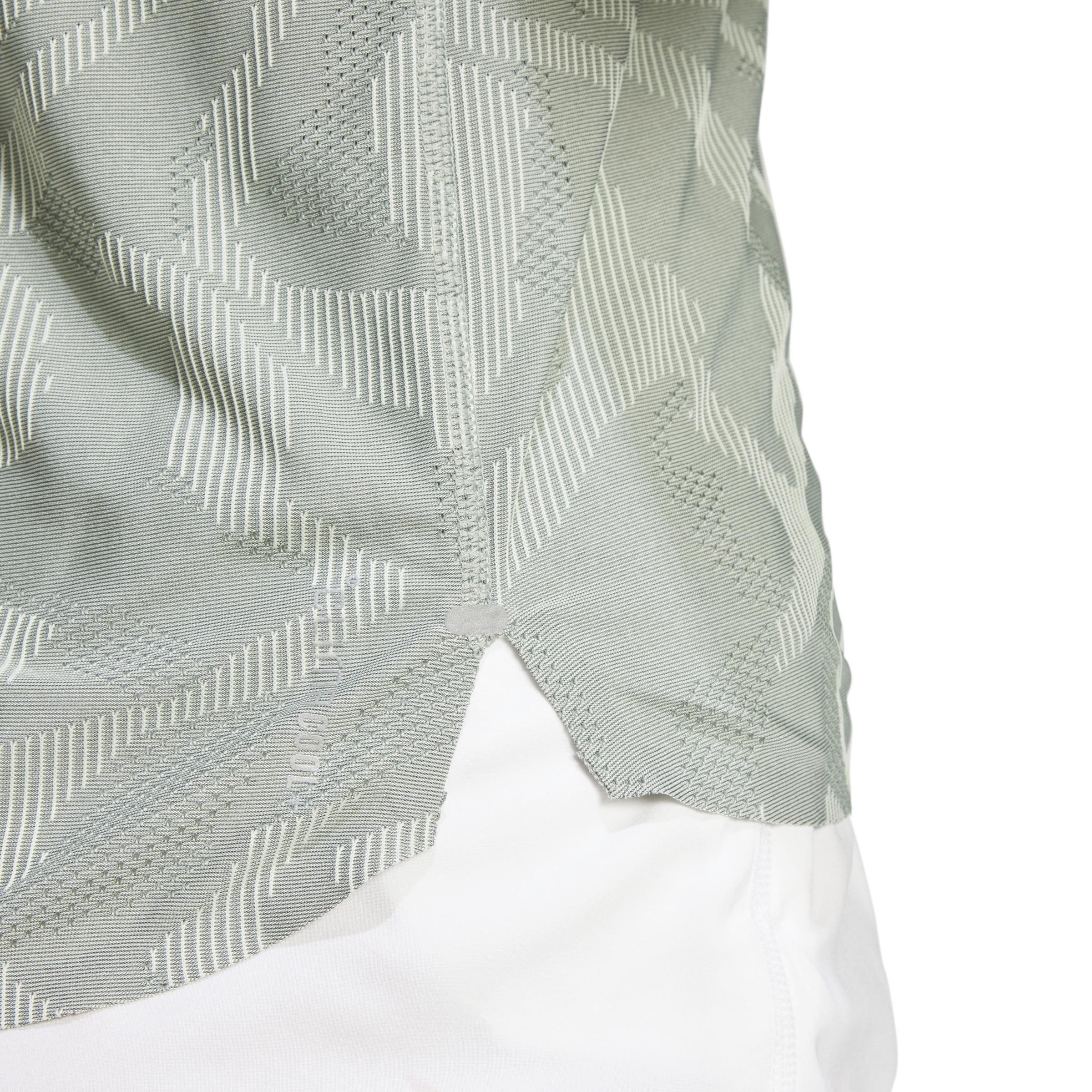Ultimate Running Engineered Tee CLIMACOOL+, Green, , large image number 3
