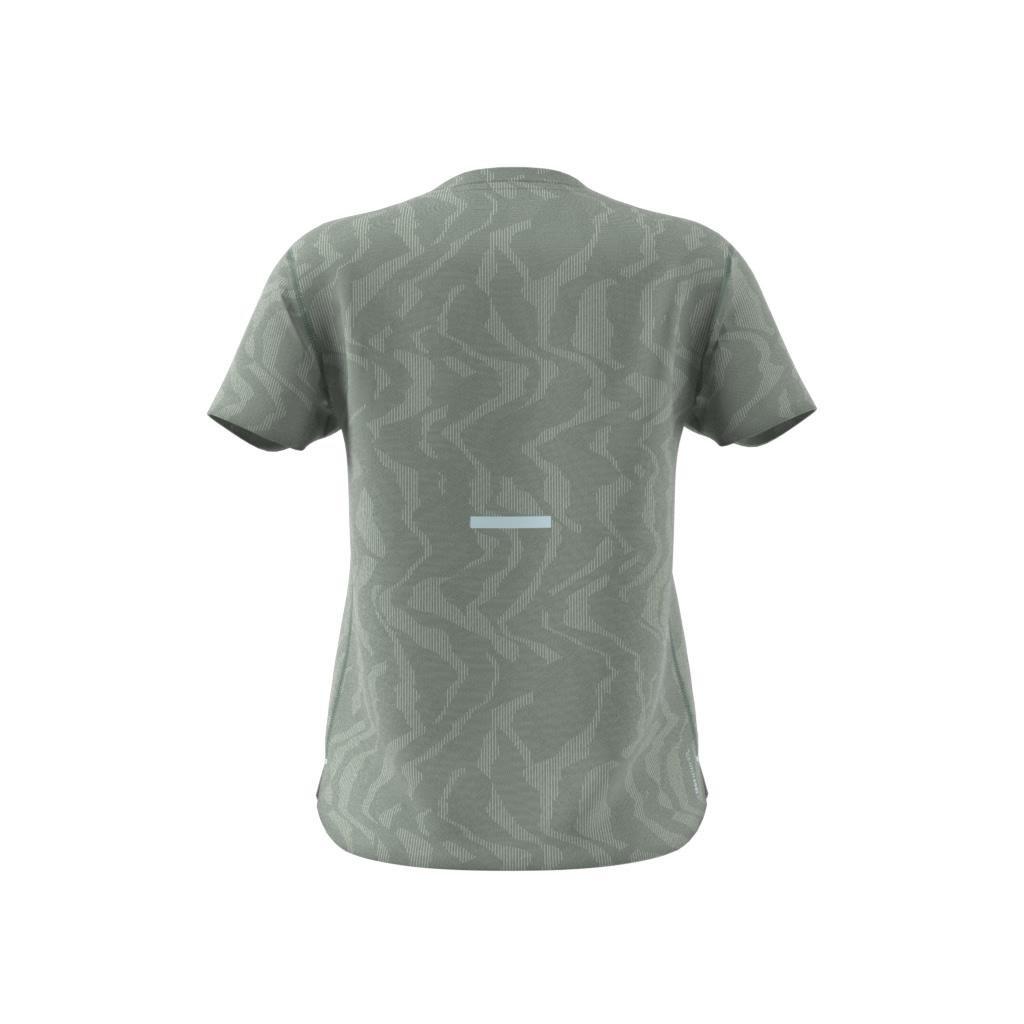 Ultimate Running Engineered Tee CLIMACOOL+, Green, , large image number 7