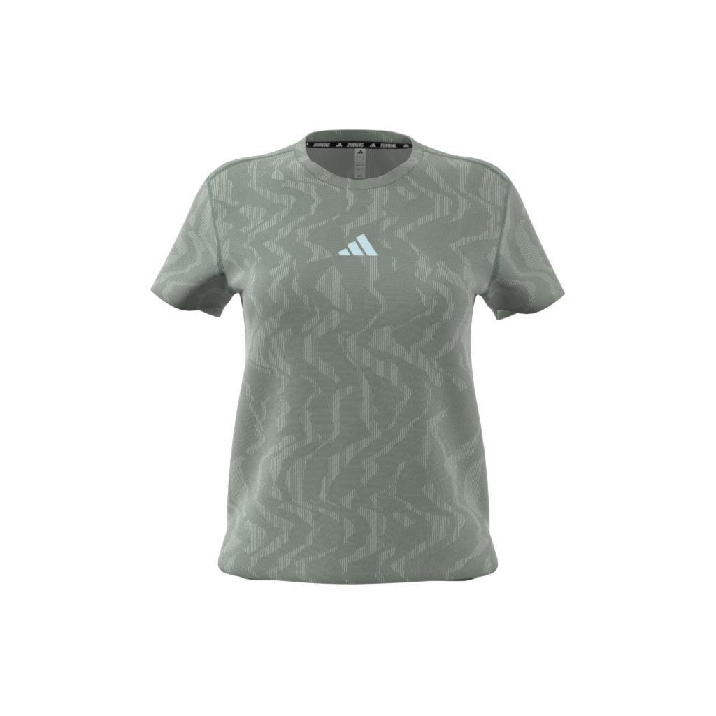 Ultimate Running Engineered Tee CLIMACOOL+, Green, , large image number 9