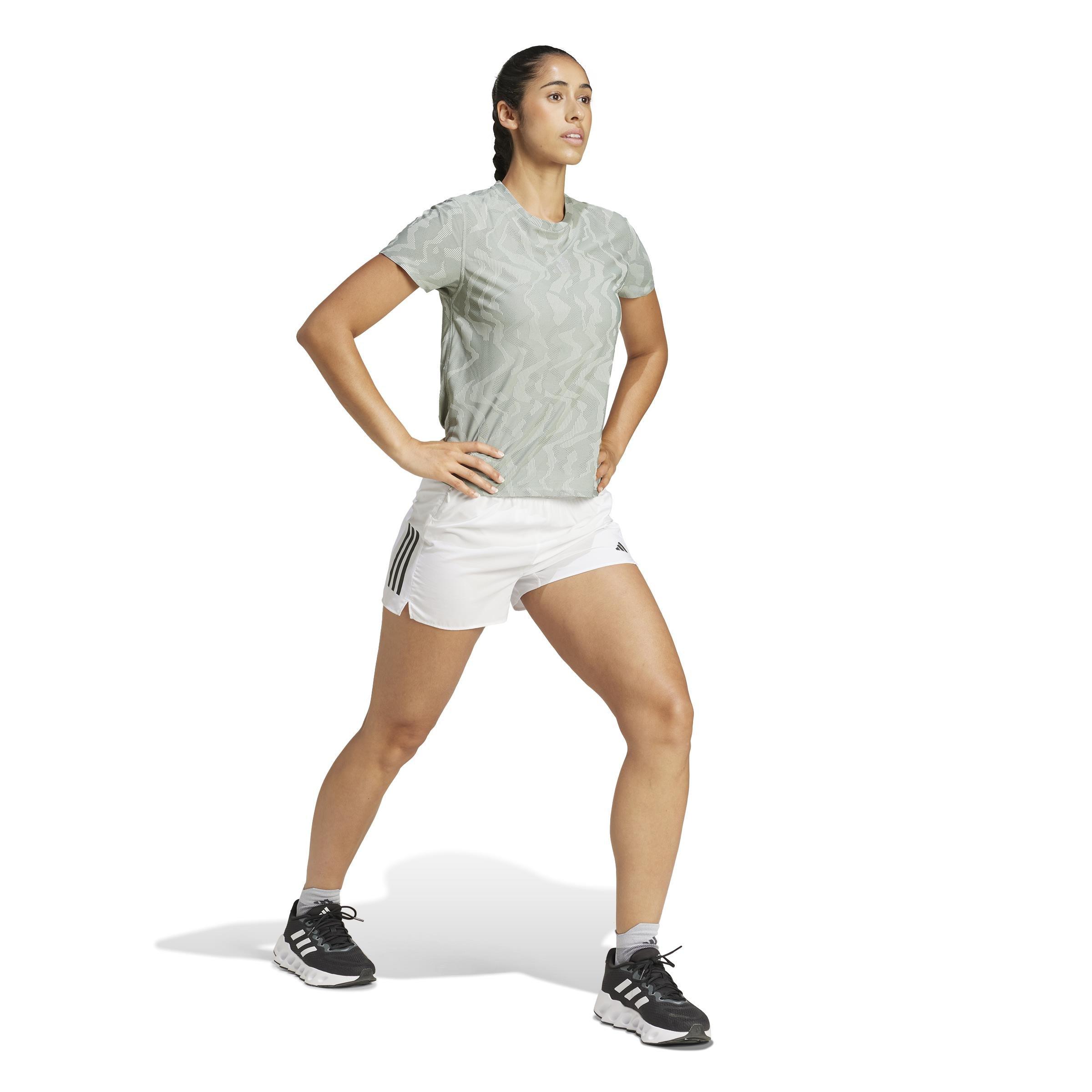 Ultimate Running Engineered Tee CLIMACOOL+, Green, , large image number 11