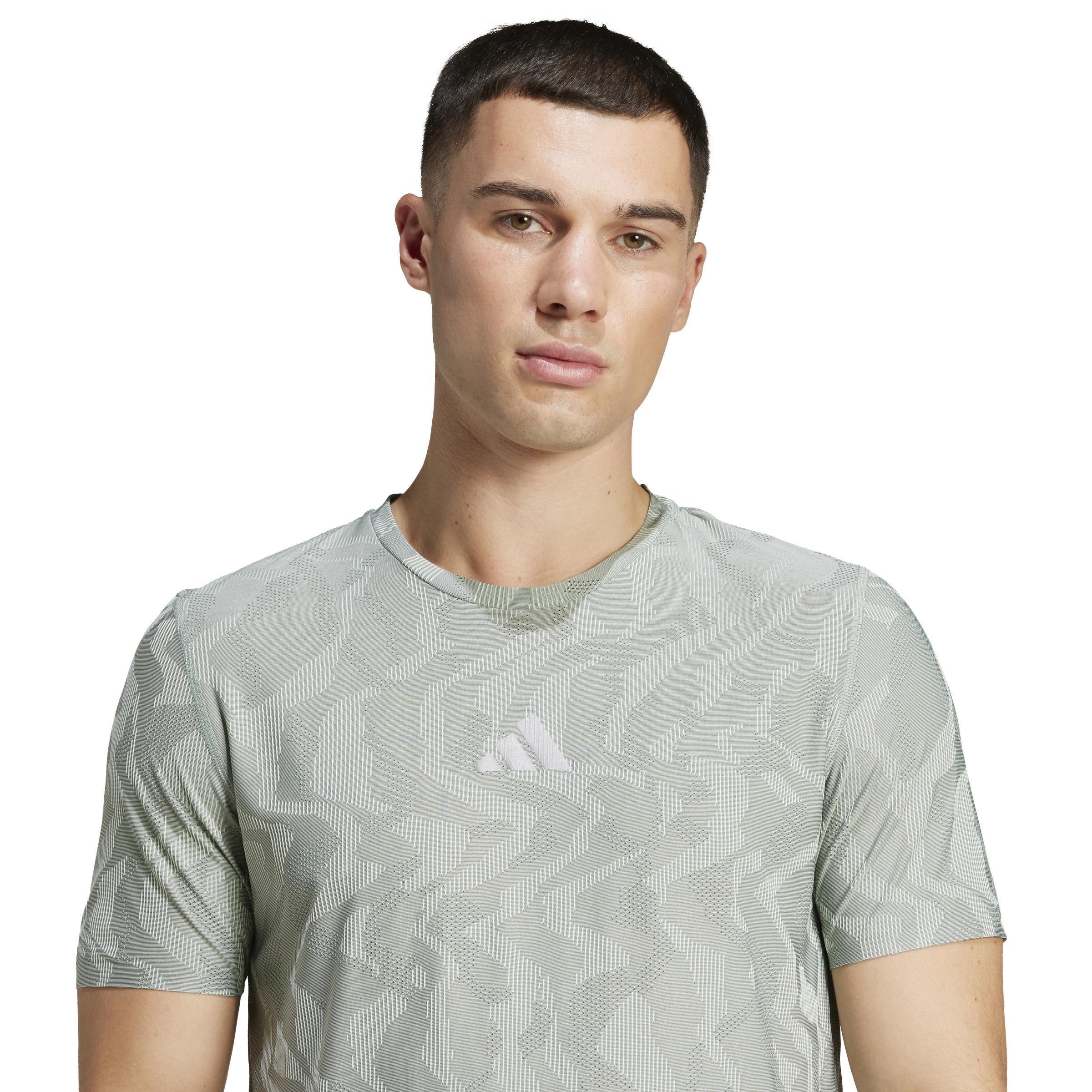 Ultimate Running Engineered CLIMACOOL+ T-shirt, Green, A701_ONE, large image number 3