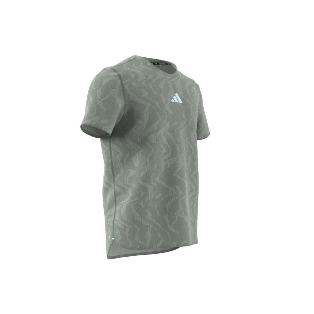 Ultimate Running Engineered CLIMACOOL+ T-shirt, Green, A701_ONE, large image number 8