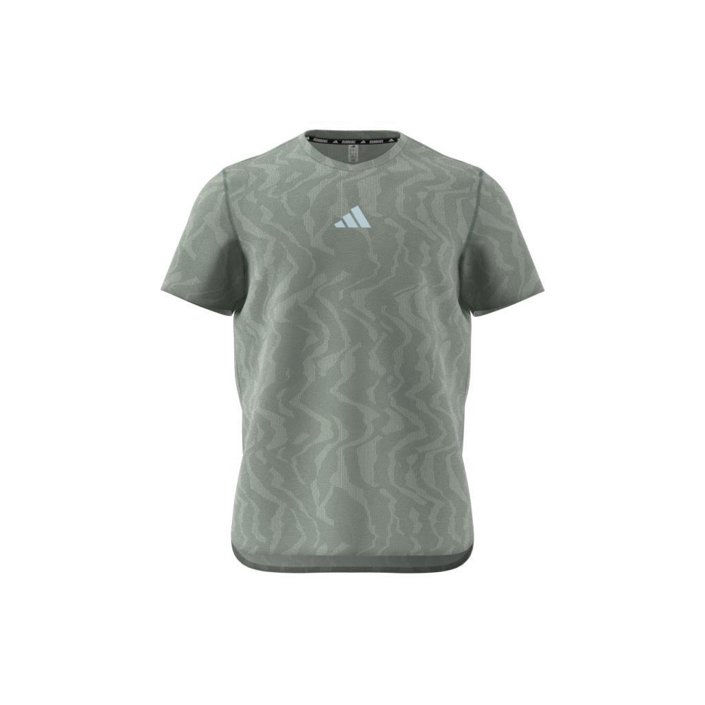 Ultimate Running Engineered CLIMACOOL+ T-shirt, Green, A701_ONE, large image number 11