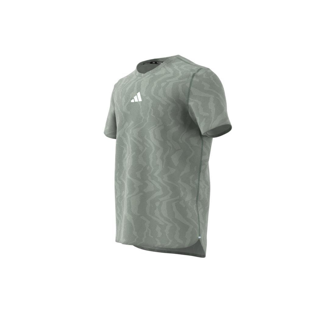 Ultimate Running Engineered CLIMACOOL+ T-shirt, Green, A701_ONE, large image number 12