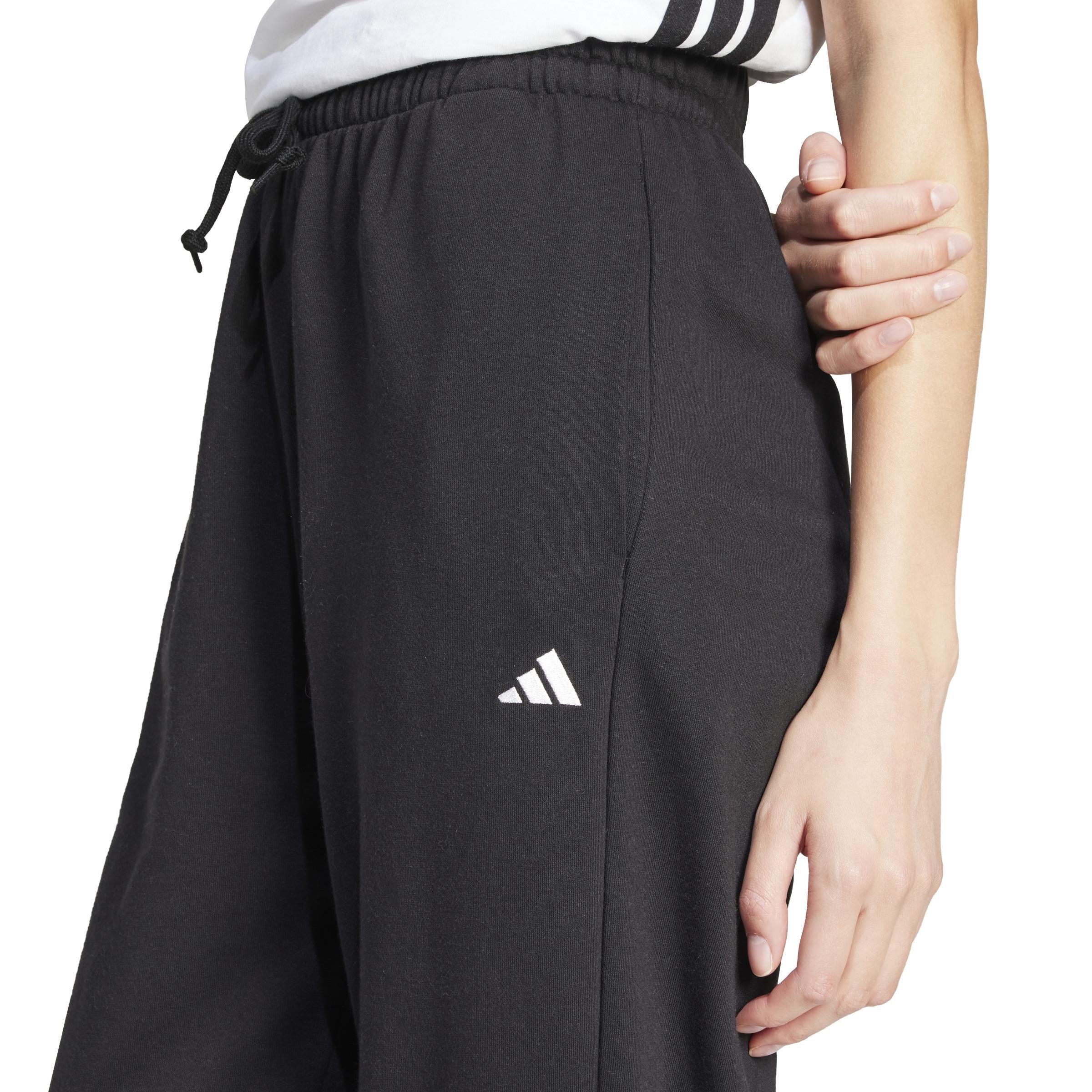 Essentials Small Logo French Terry Cuffed Joggers, Black, , large image number 3