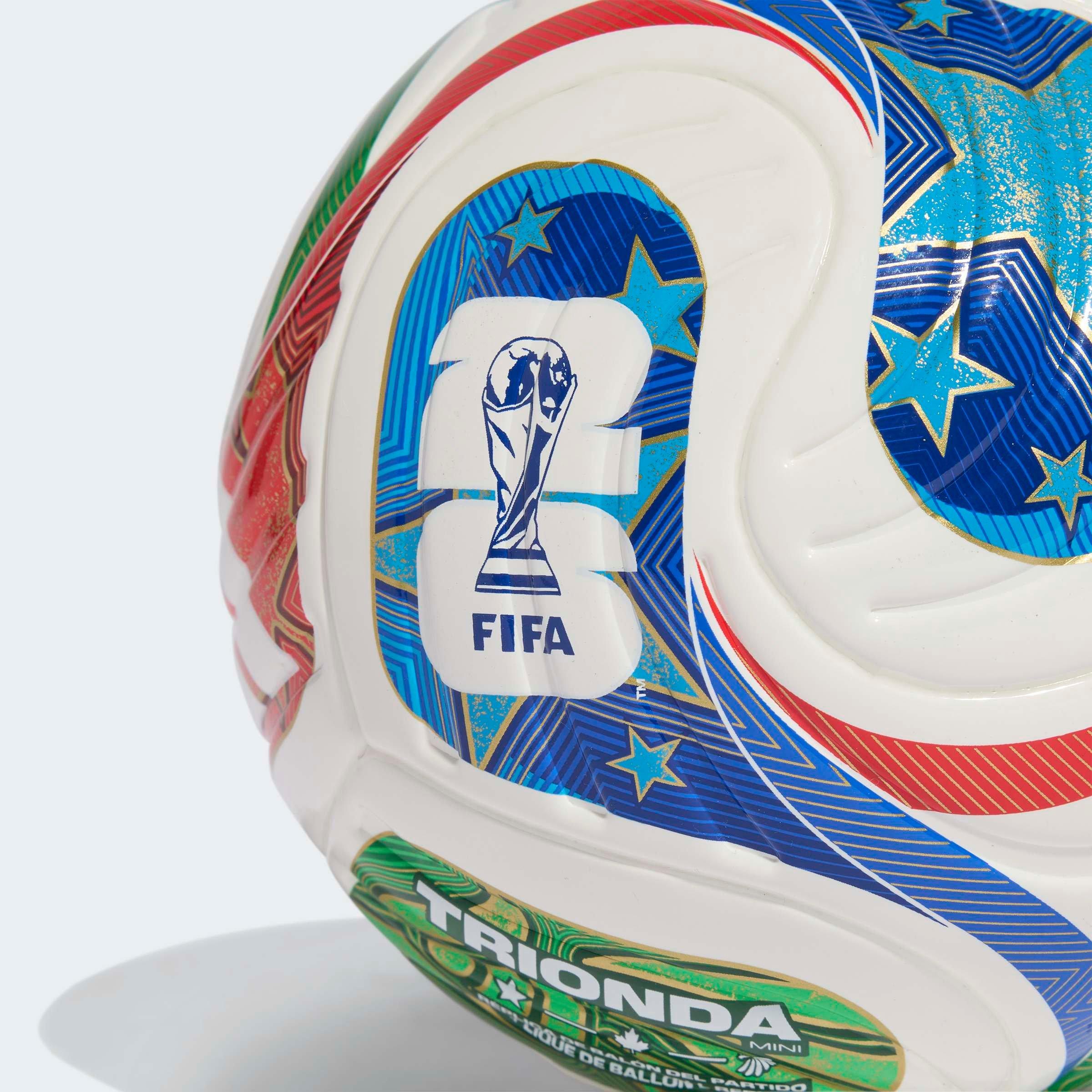 Unisex FIFA World Cup 26 Trionda Mini Ball, White, A701_ONE, large image number 4